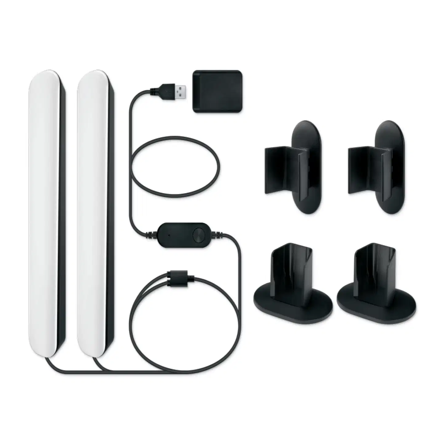 Philips Smart Lighting Gradient RGBIC -valopalkit musta 30 cm 2 kpl - 2