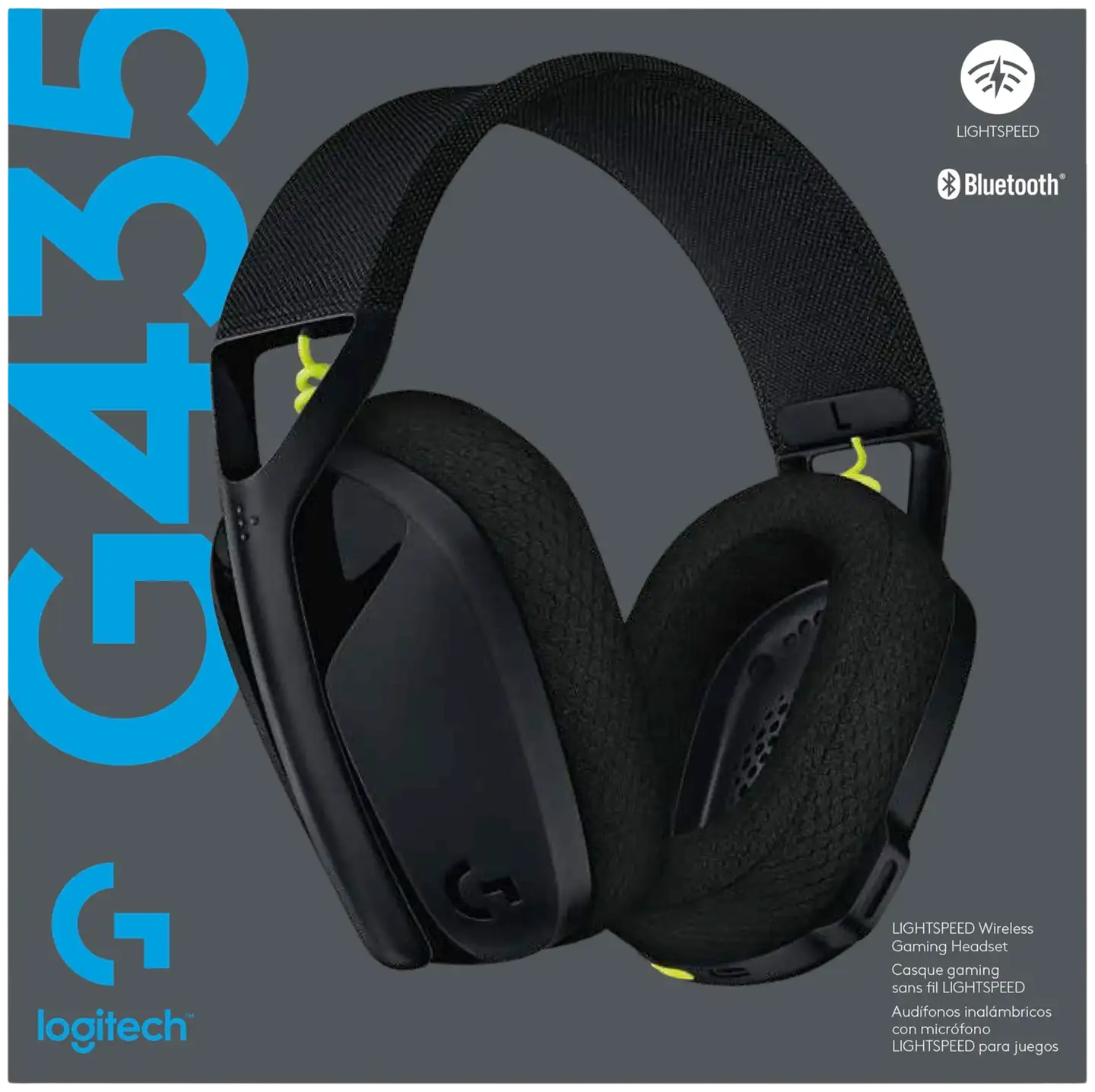 Logitech langattomat Bluetooth-pelikuulokkeet Lightspeed G435 musta - 3