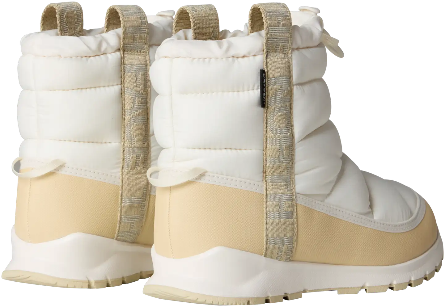 The North Face lasten vedenpitävä talvijalkine Y Thermoball Pull-On WP - WHITE DUNE/GRAVEL - 3