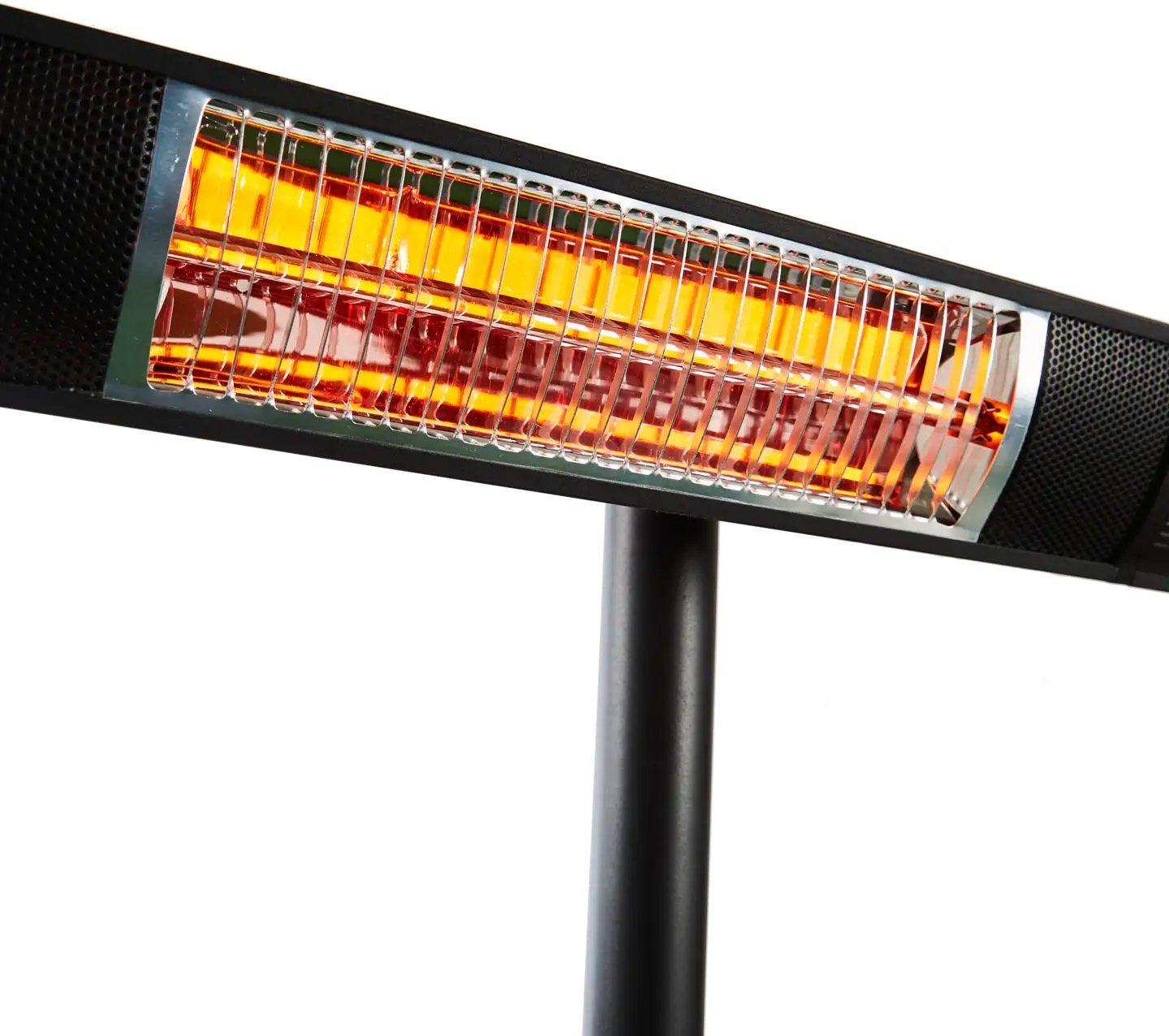 HORTUS Terassilämmitin 500/1000/1500W lattiamalli, kaukosäädin, RGT, musta - 2