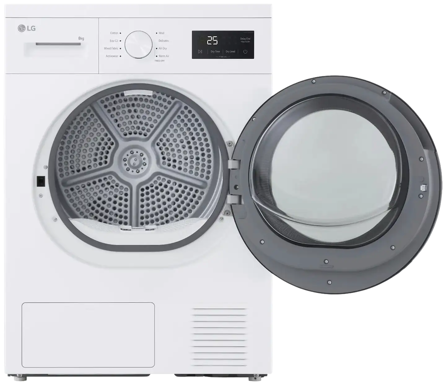 LG pesutorni F4A1009NWK pyykinpesukone + RHA1008NWK kuivausrumpu, valkoinen - 10
