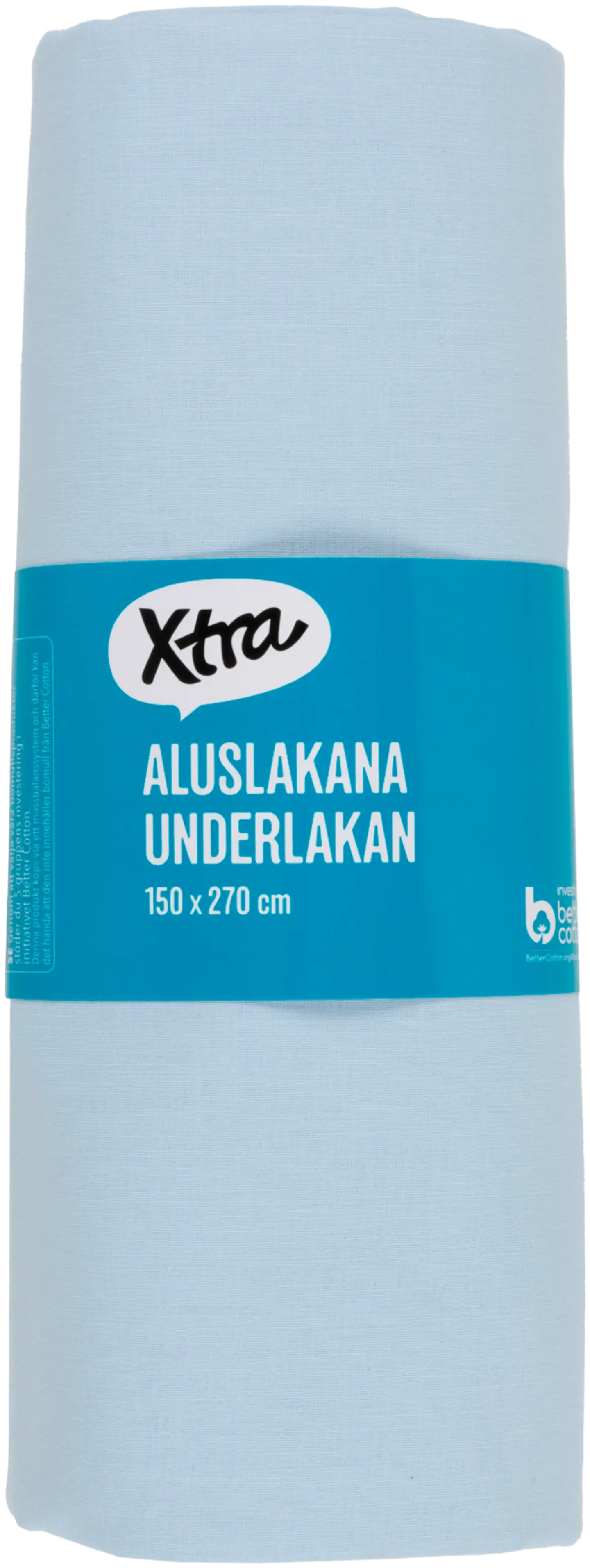 Xtra aluslakana Uni 150x270 cm, vaaleansininen