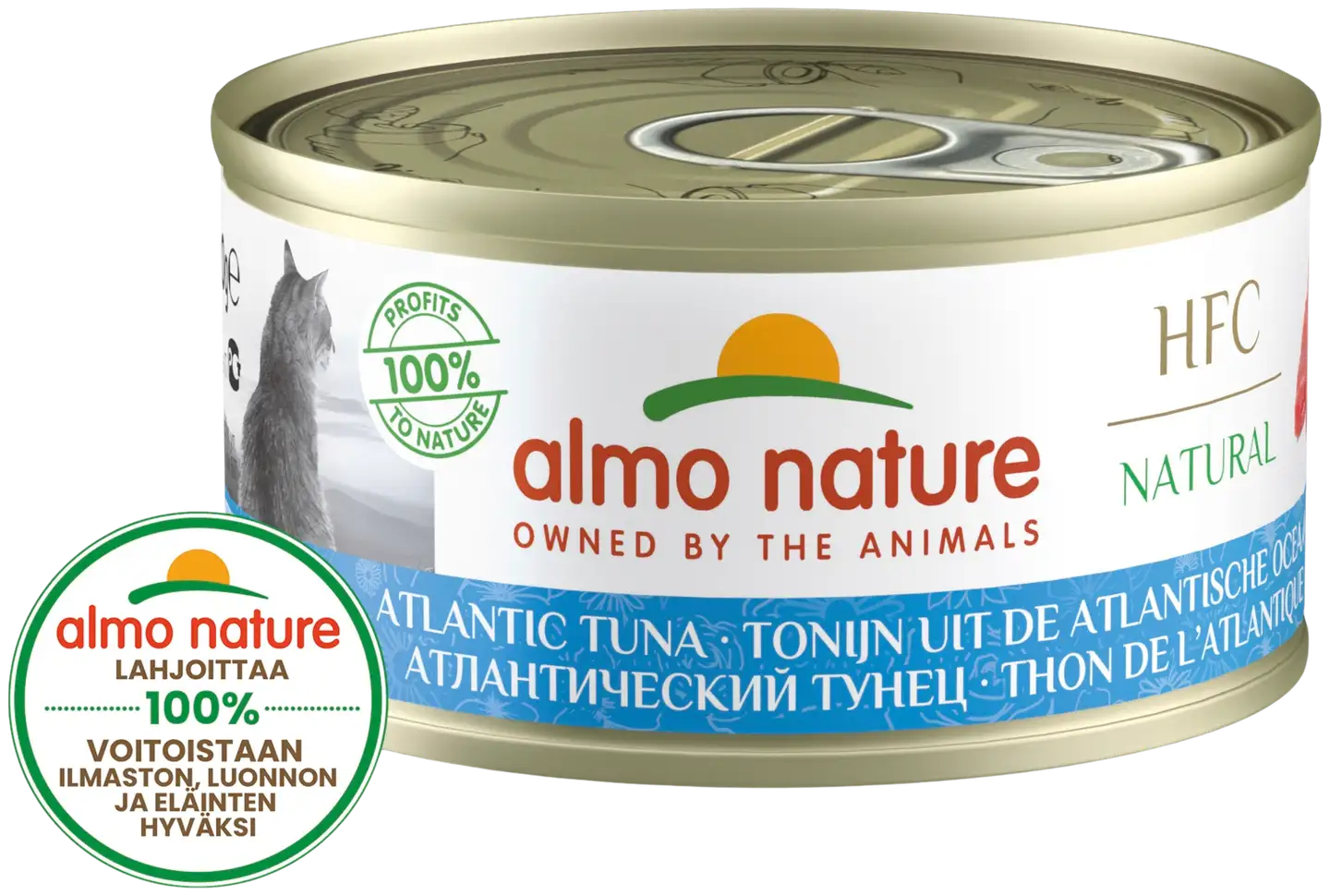 Almo Nature HFC Natural Atlantin tonnikala kissan täydennysravinto 70 g