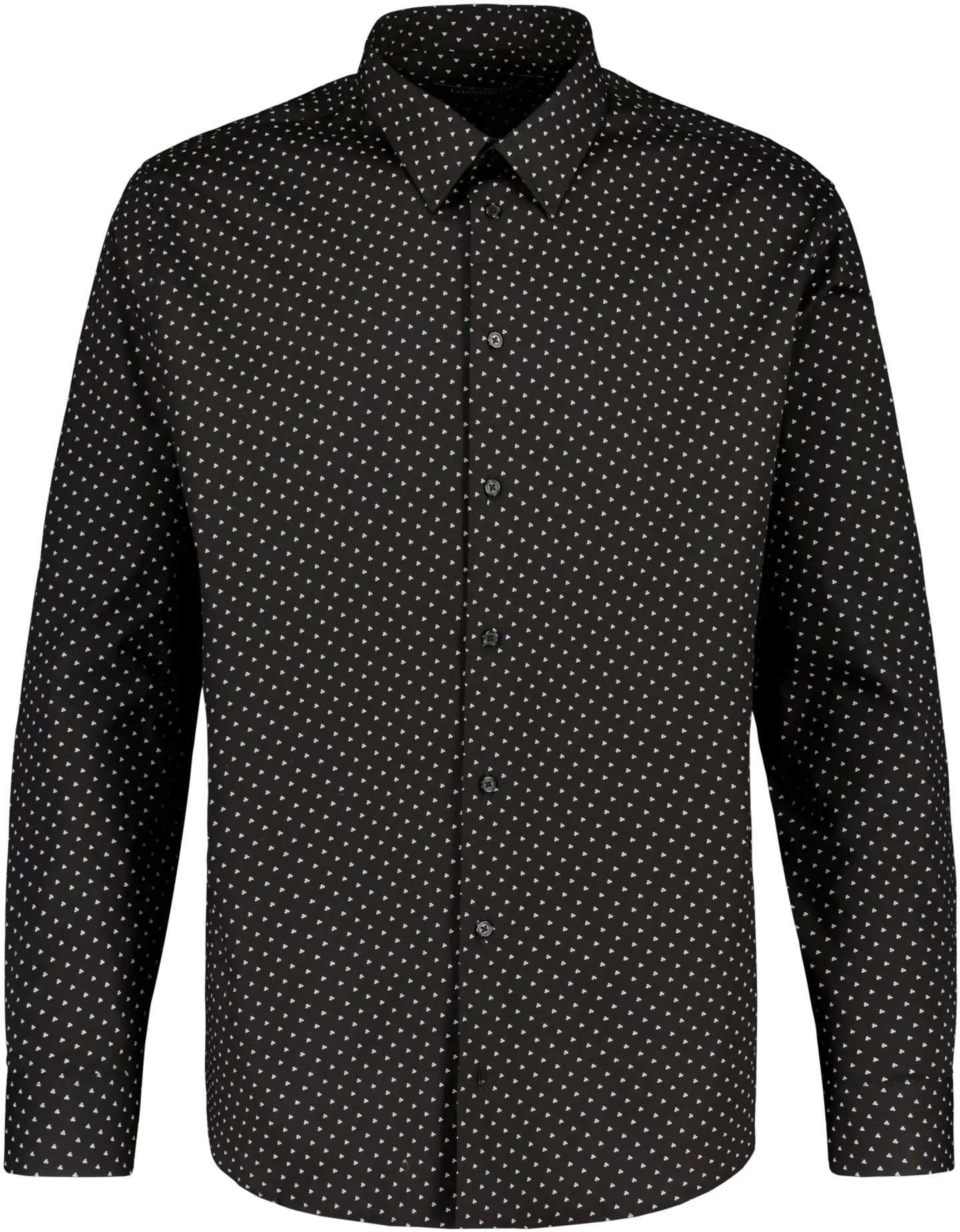 London Fog miesten kauluspaita RF Triangle AOP - BLACK - 1