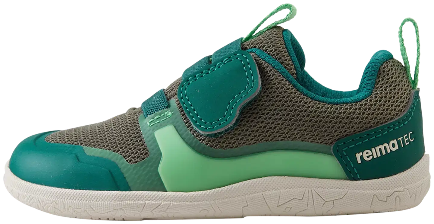 Reima lasten vedenpitävä paljasjalkakenkä Tepastelu - Greyish green - 1