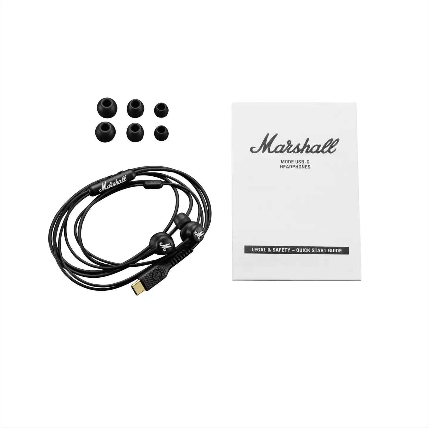 Marshall langalliset nappikuulokkeet USB-C liitännällä Mode USB-C musta - 4
