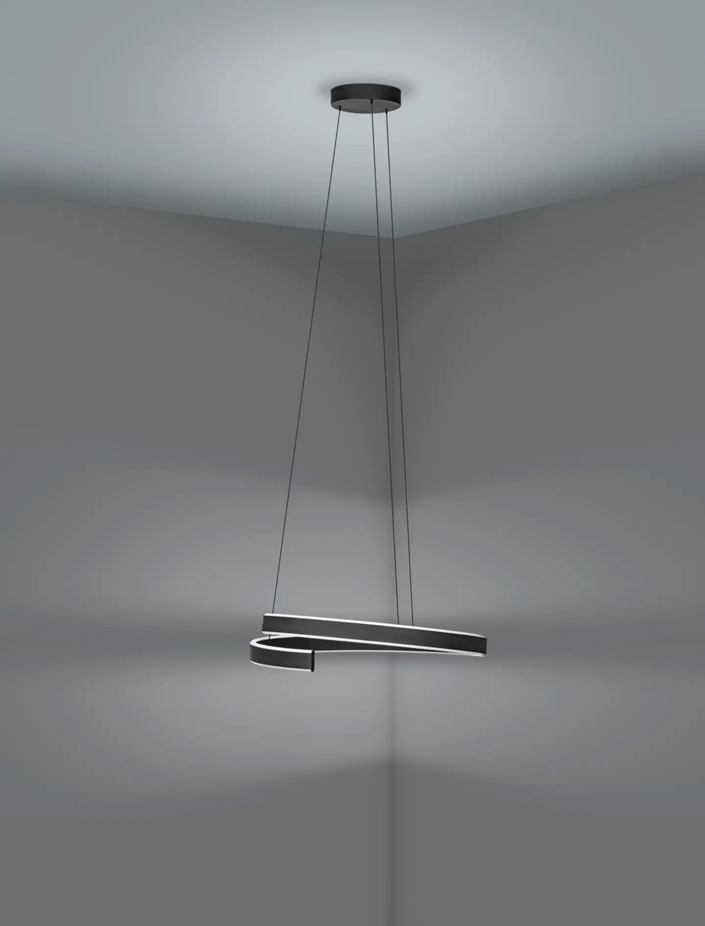 EGLO Riippuvalaisin connect.z Andabaia-z led 42,5W Ø60cm musta/valkoinen - 6