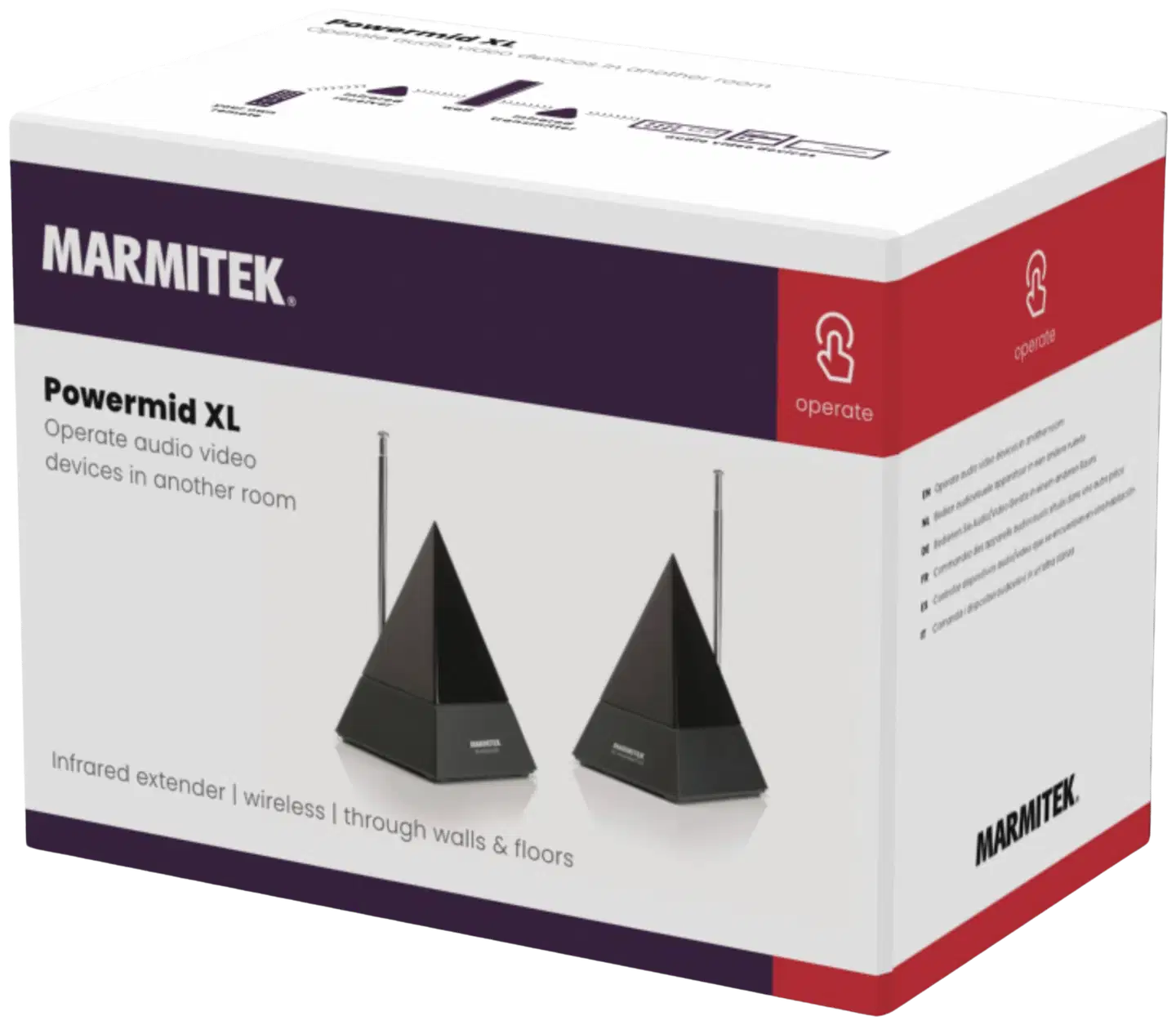 Marmitek Langaton infrapunajatkaja Powermid XL - 5