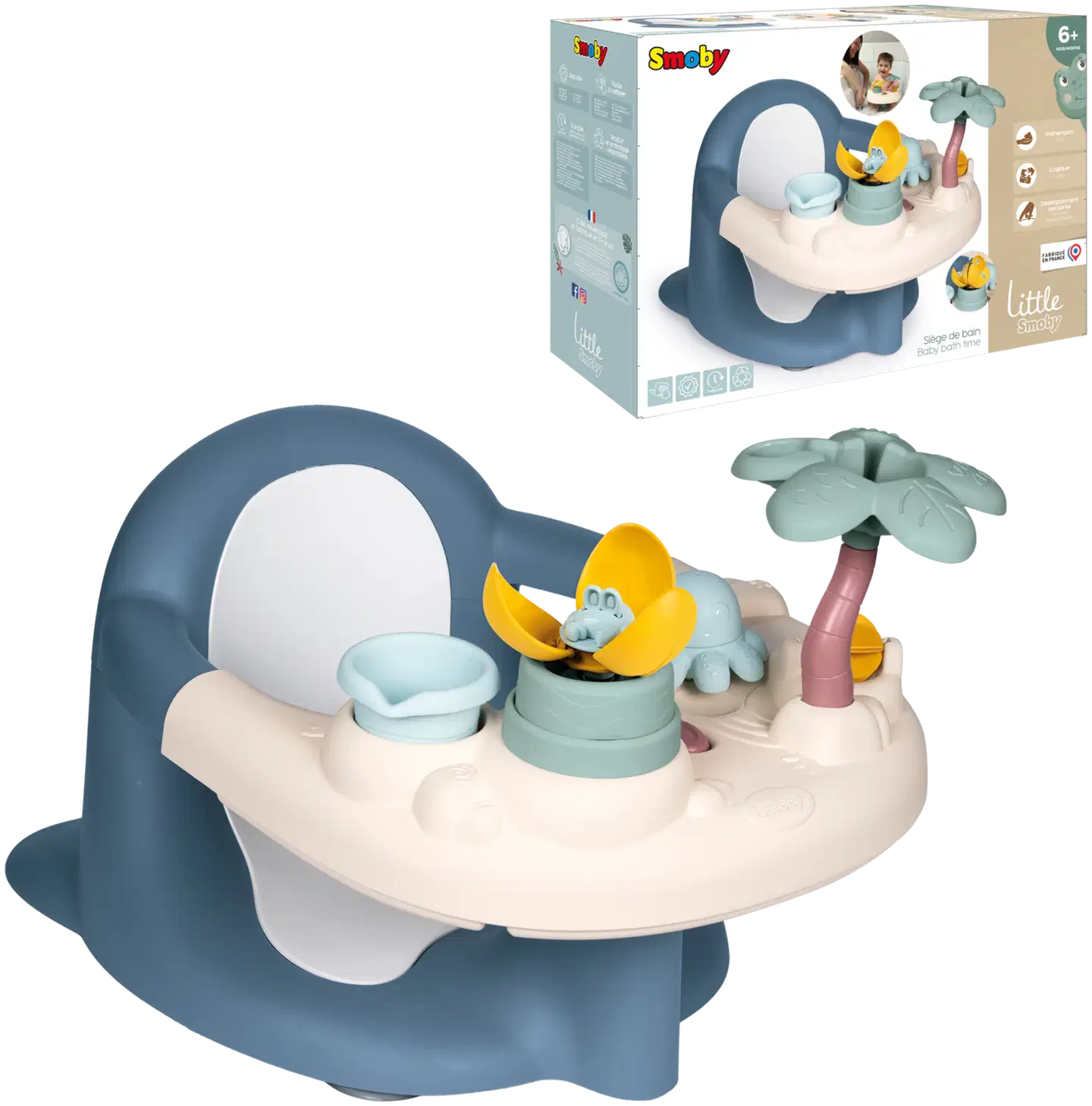 Little Smoby Baby Bath Time 2in1 kylpyistuin - 1