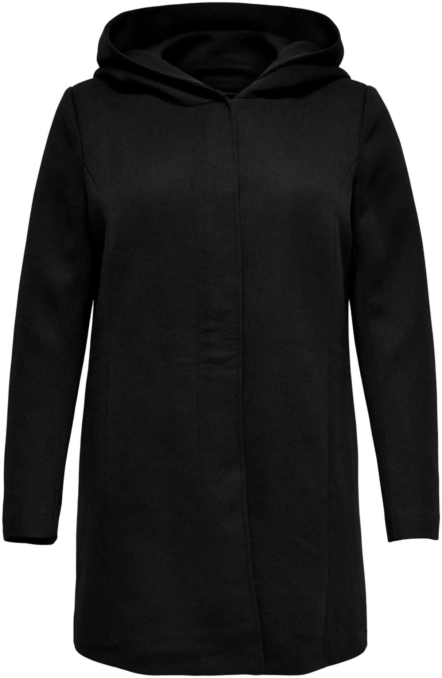 ONLY CARMAKOMA naisten hupullinen takki Carsedona - BLACK - 1