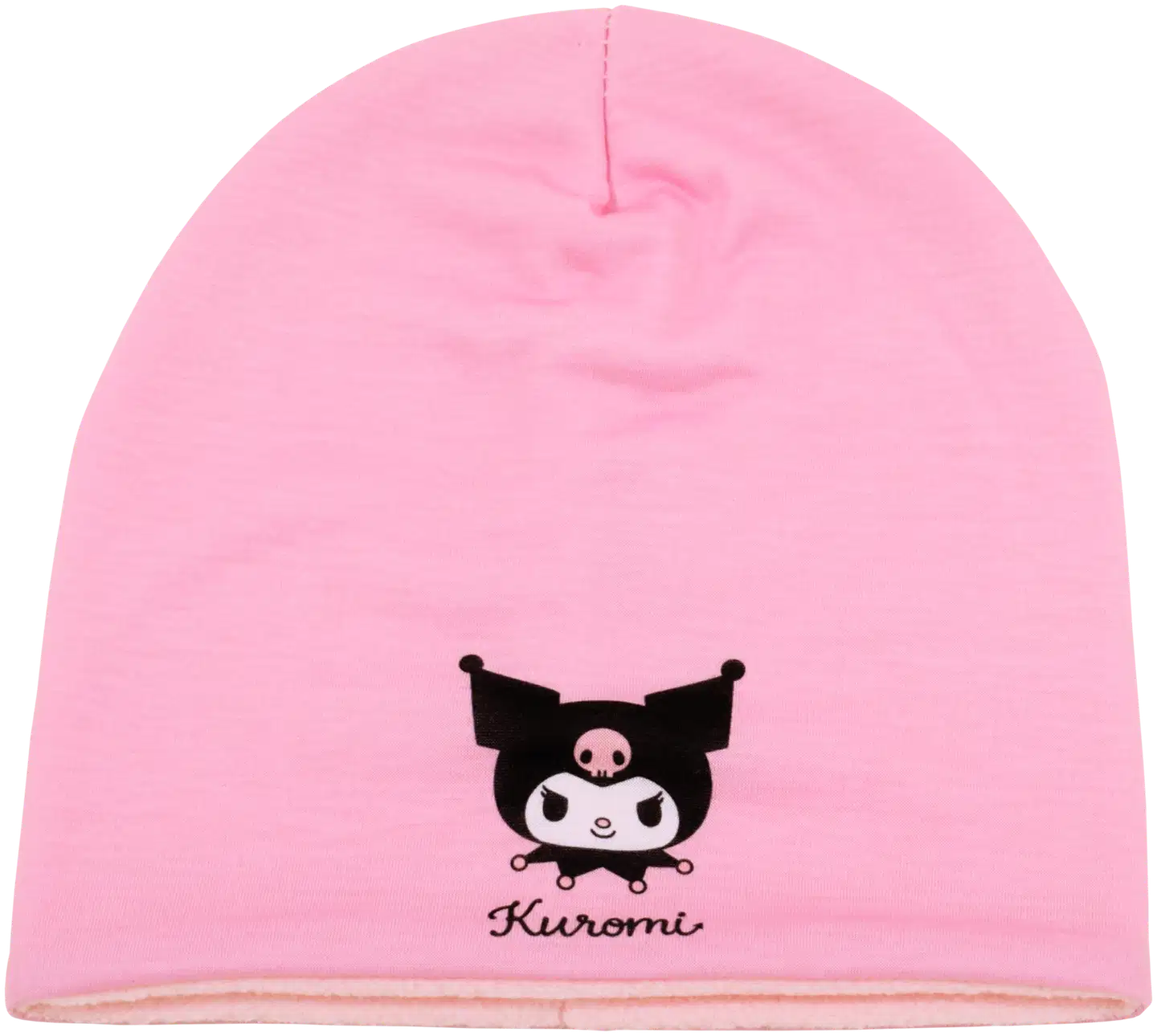 Kuromi lasten trikoopipo fleecevuorilla