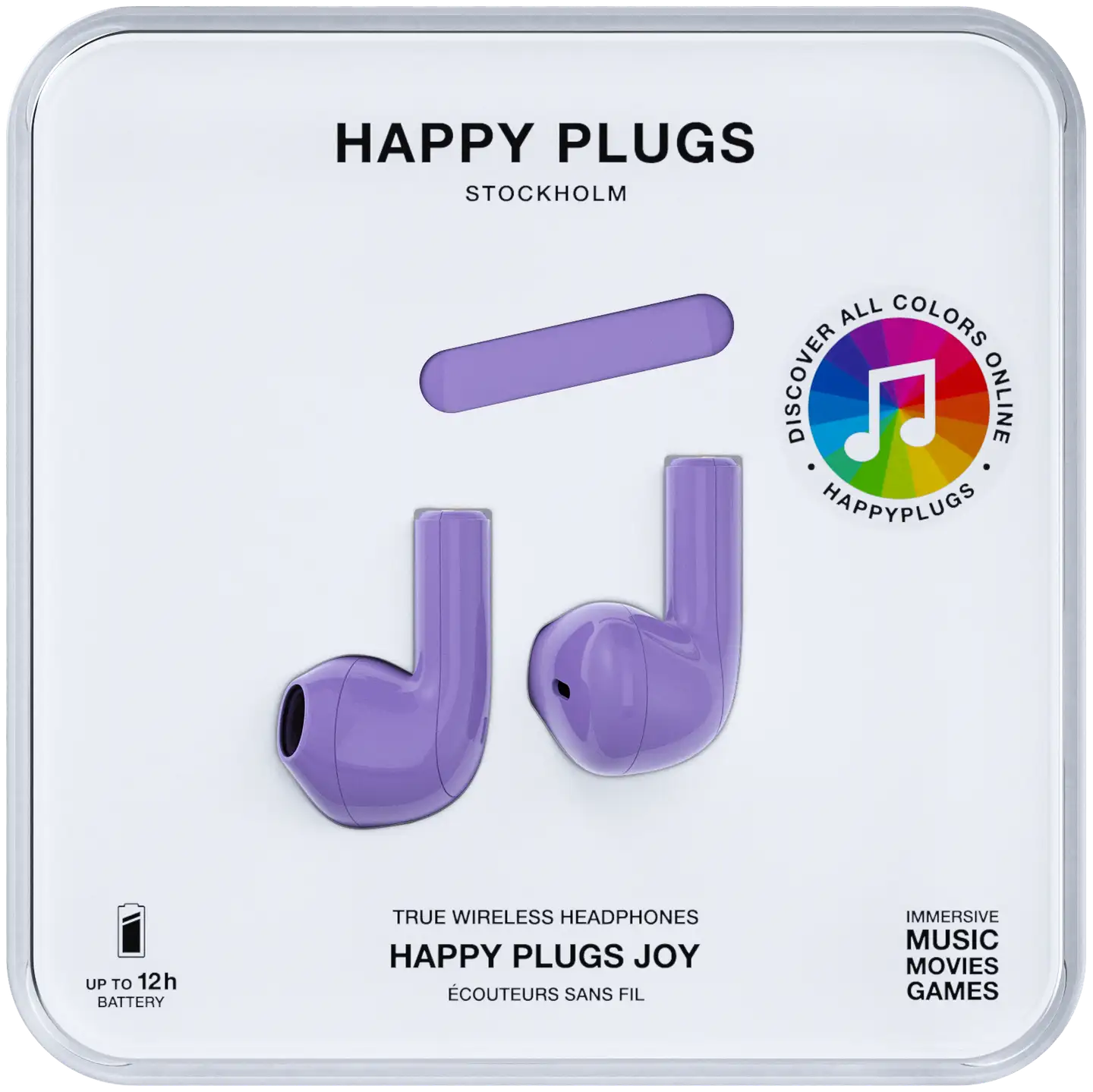 Happy Plugs Bluetooth nappikuulokkeet Joy lila - 11