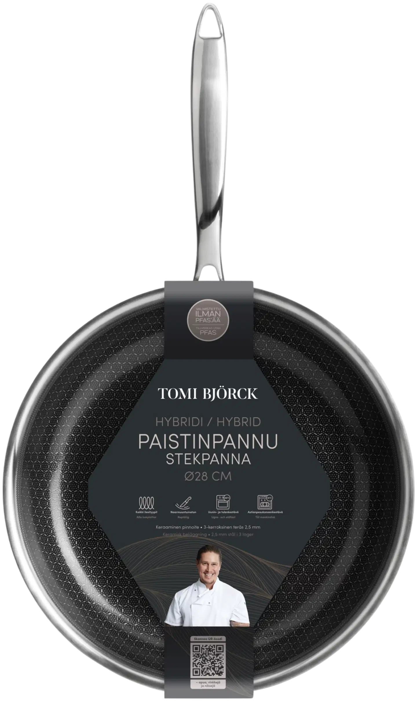 Tomi Björck hybridi paistinpannu 28 cm - 2