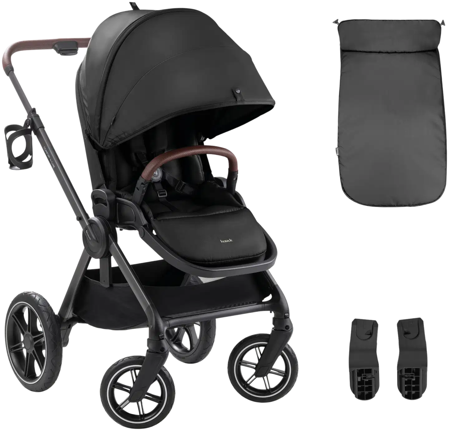 Hauck rattaat Comfort N Care Black - 1