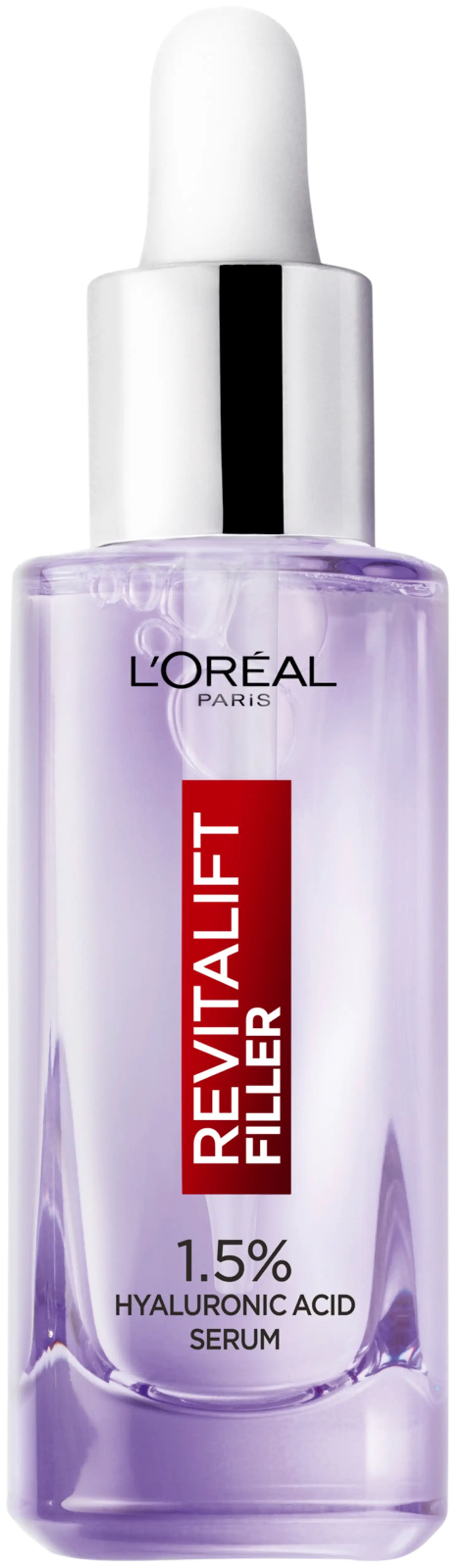 L'Oréal Paris Revitalift Filler 1,5% puhdasta hyaluronihappoa sisältävä seerumi ryppyjä vastaan 30ml - 1