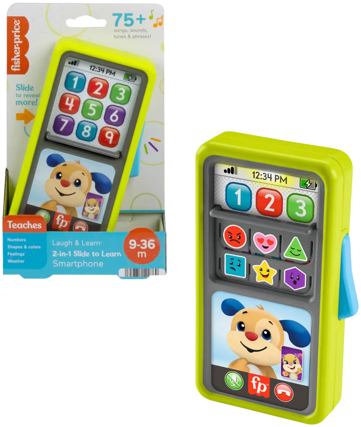 Fisher-Price Laugh & Learn 2-In-1 Slide To Learn Smartphone - 1