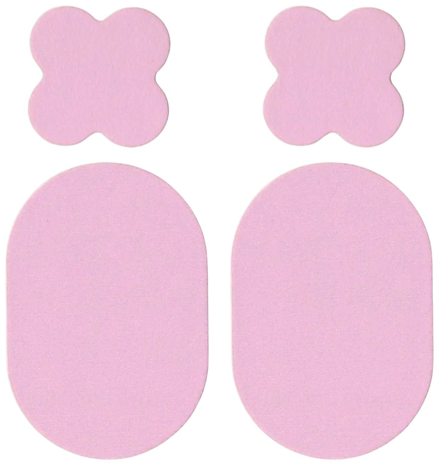 Vaatelaastari FabPatch, STRETCH PINK -Vaatelaastari, hankaamalla kiinnittyvä tekstiilien korjauspaikka - 2