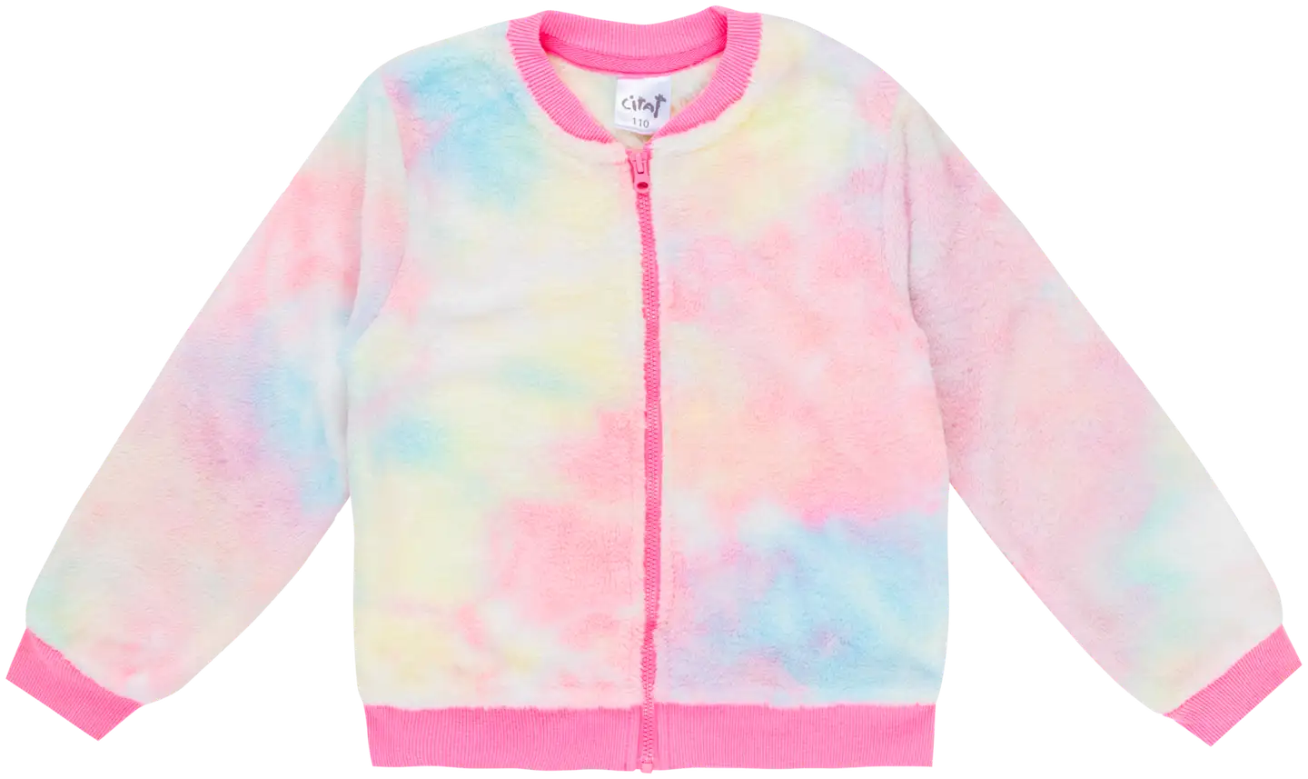 Ciraf lasten bombertakki fleece 25tc243306 - Rainbow aop - 1