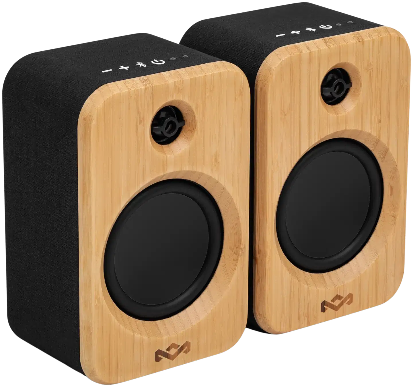 House of Marley Bluetooth hyllykaiuttimet Get Together Duo, musta/puu - 2