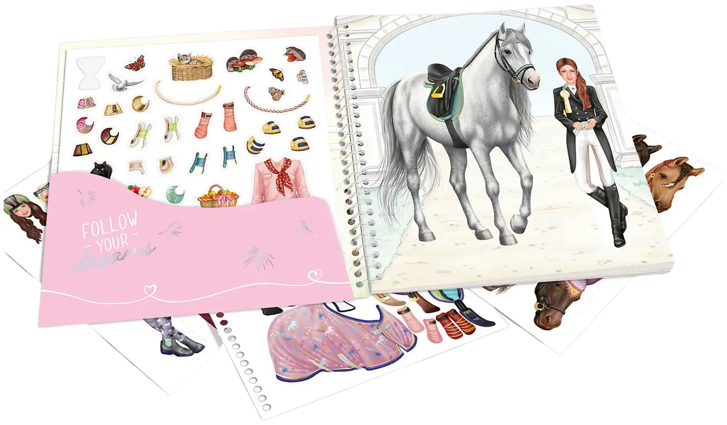 Miss Melody tarrakirja Dress Me Up - 4