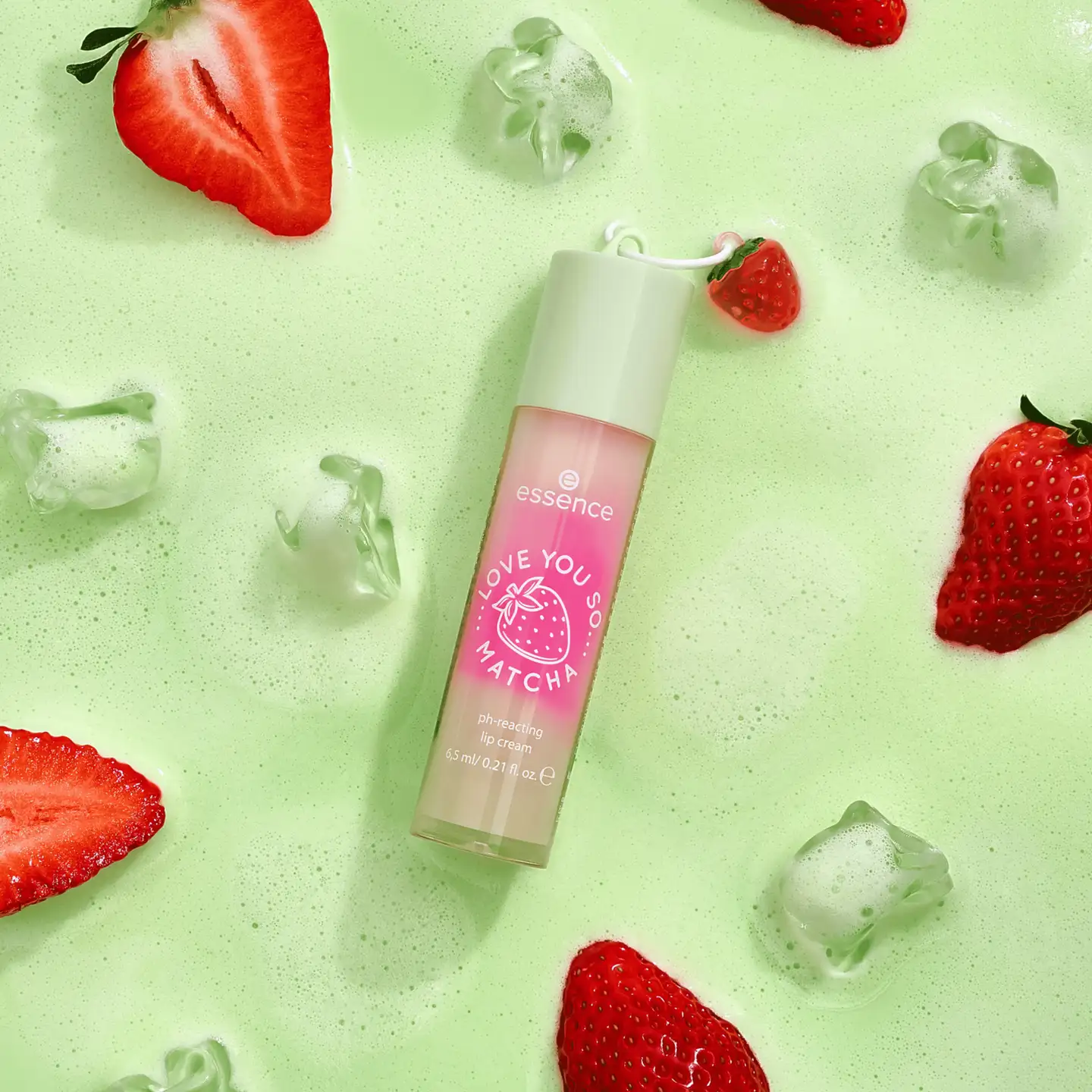 essence LOVE YOU SO MATCHA ph-reacting lip cream 01 It's A Match-a! 6.5 ml - 4