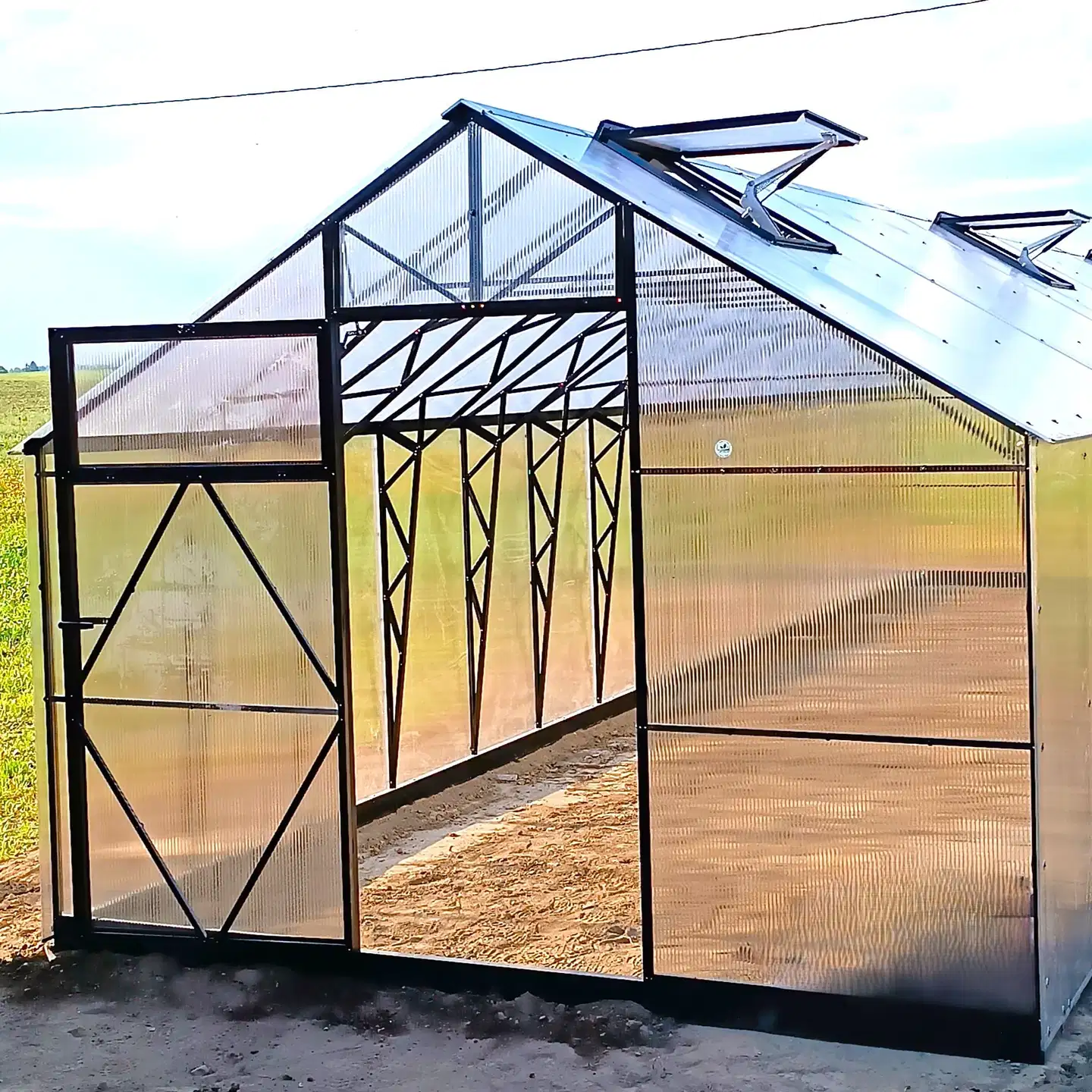 Ecoslider kasvihuone Lux 3.0 X 8.3 - 10