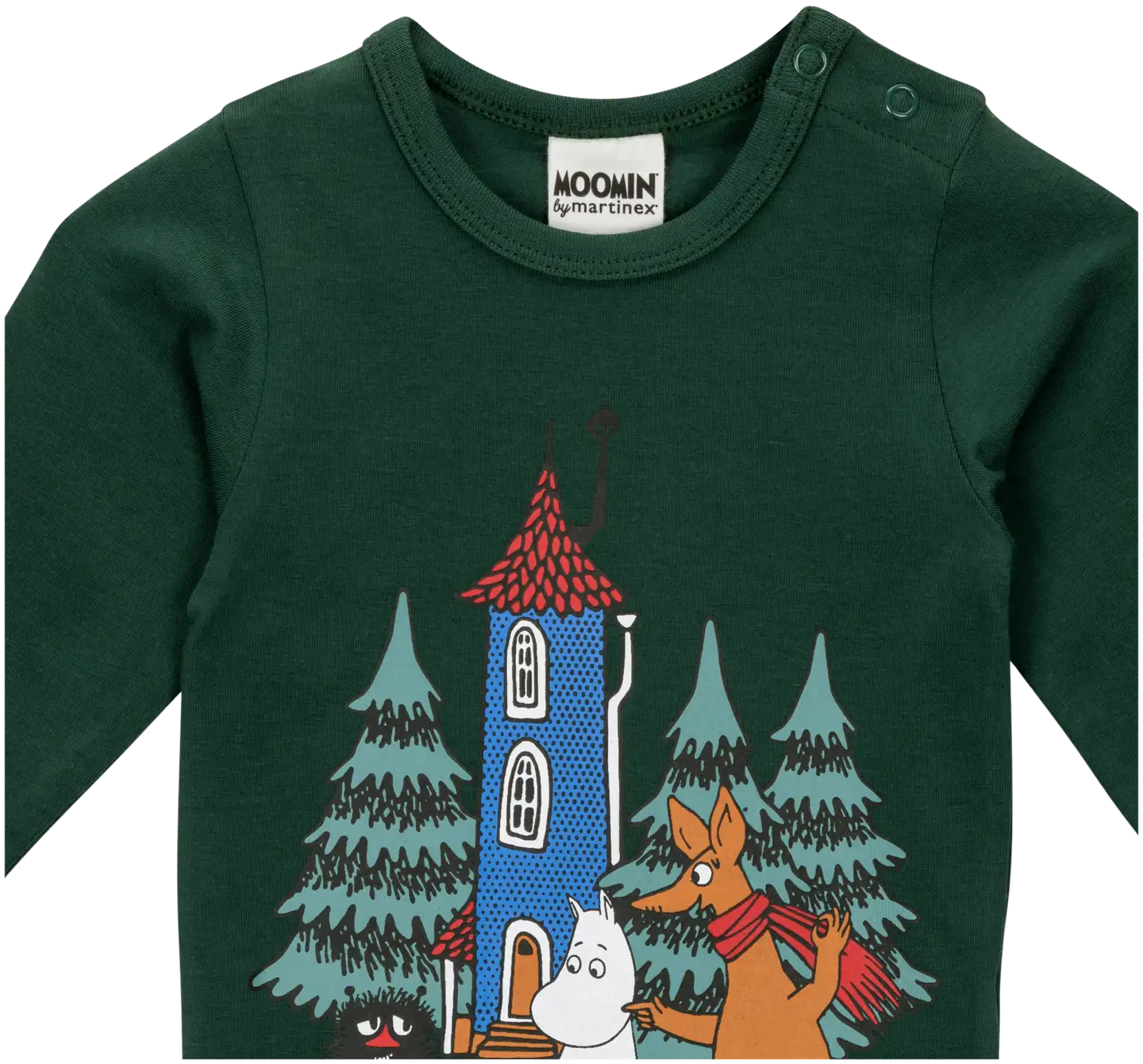 Moomin by Martinex vauvojen body Pihajuhla 590531 - VIHREÄ - 2
