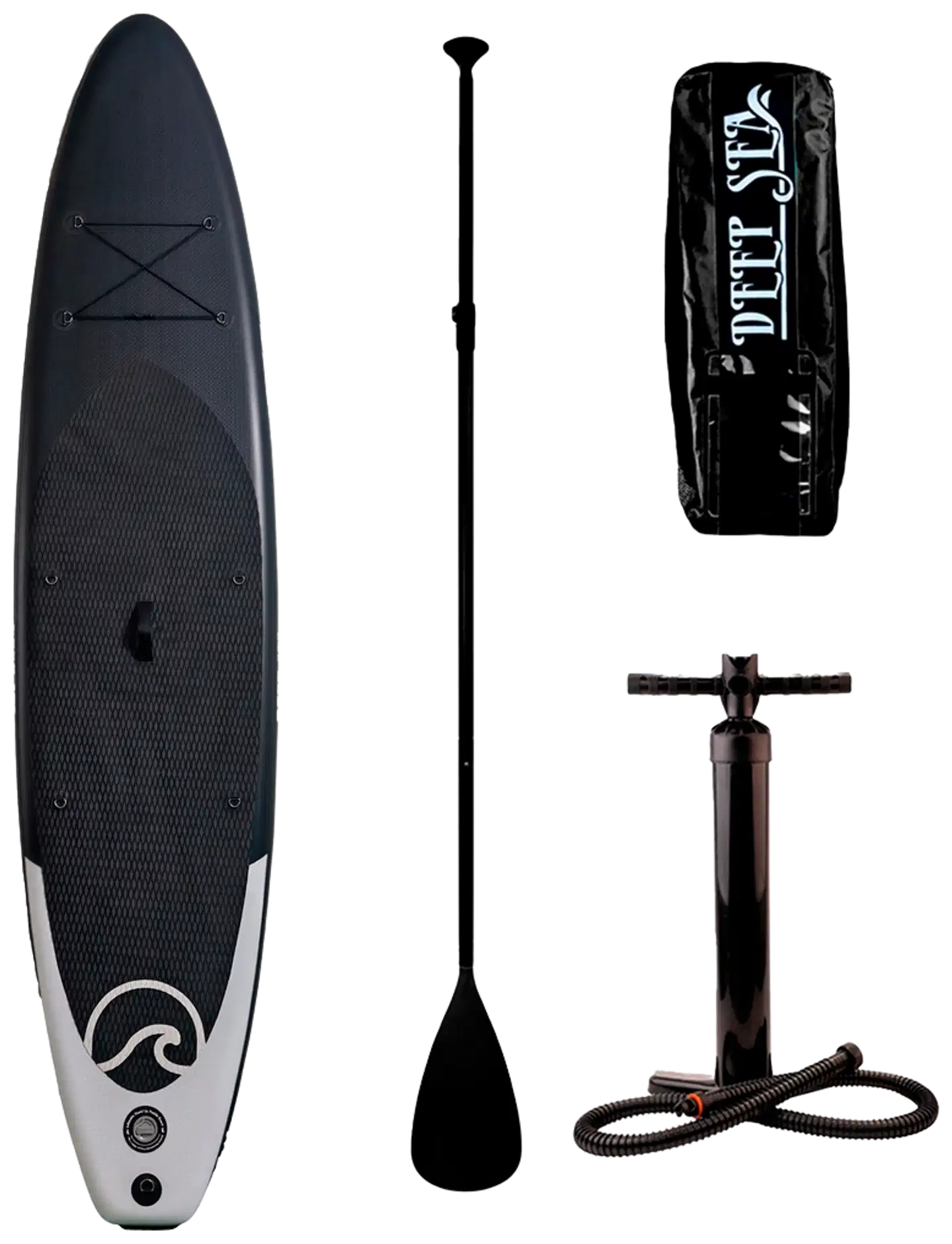 Deep Sea SUP-lautasetti XXL, musta - 1