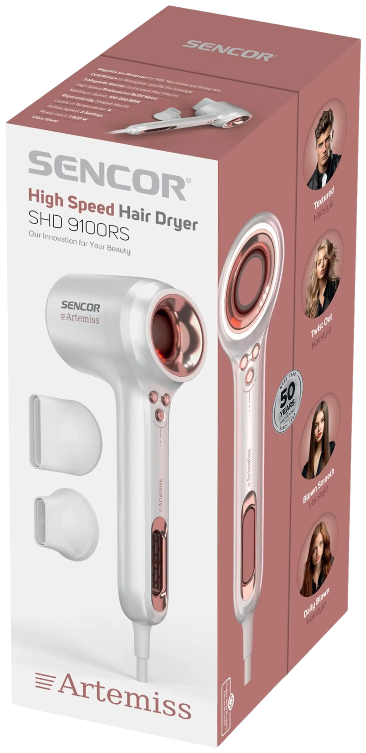 SENCOR Hiustenkuivain Artemiss SHD 9100RS - 11