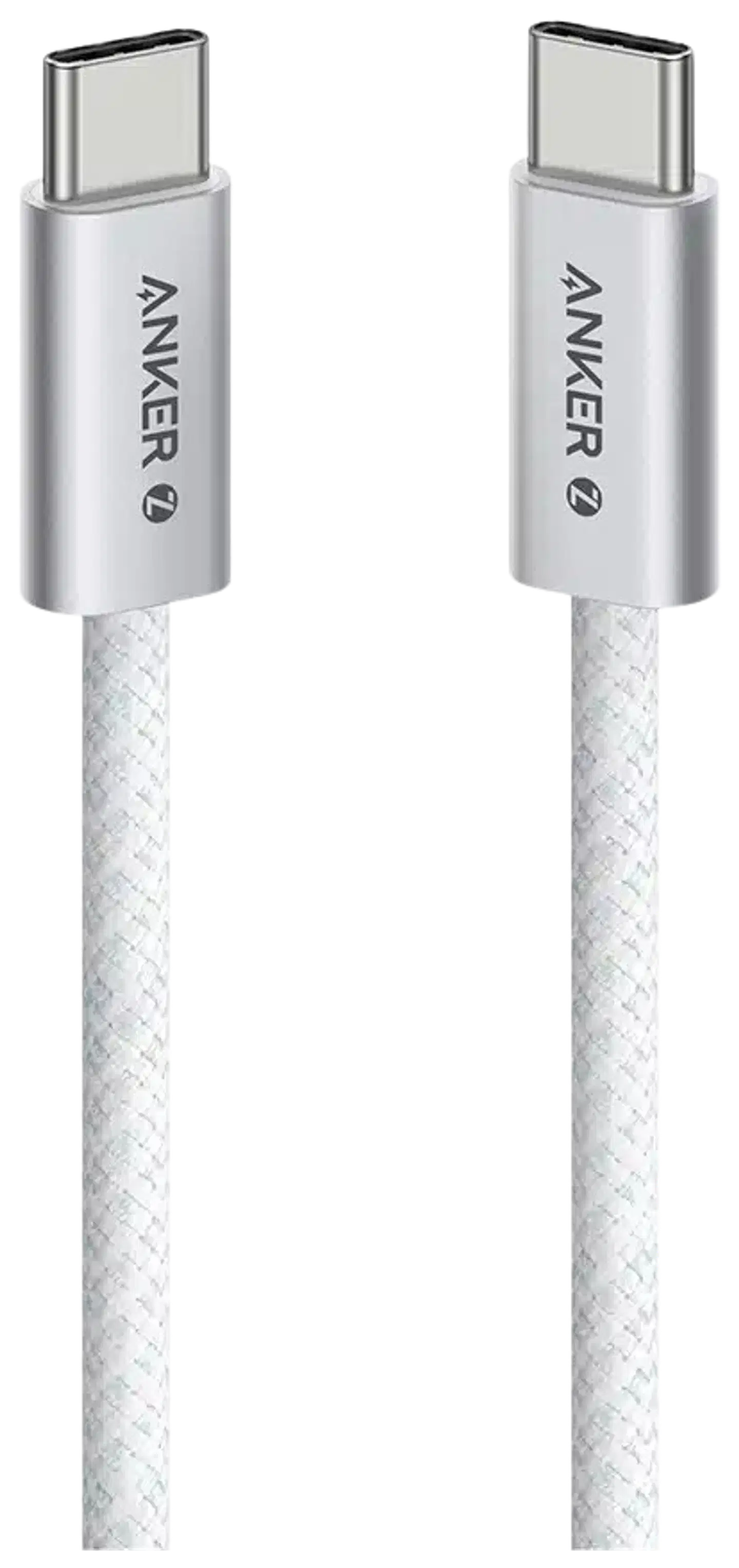 Anker Zolo USB-C - USB-C, valkoinen,  1.8m kaapeli