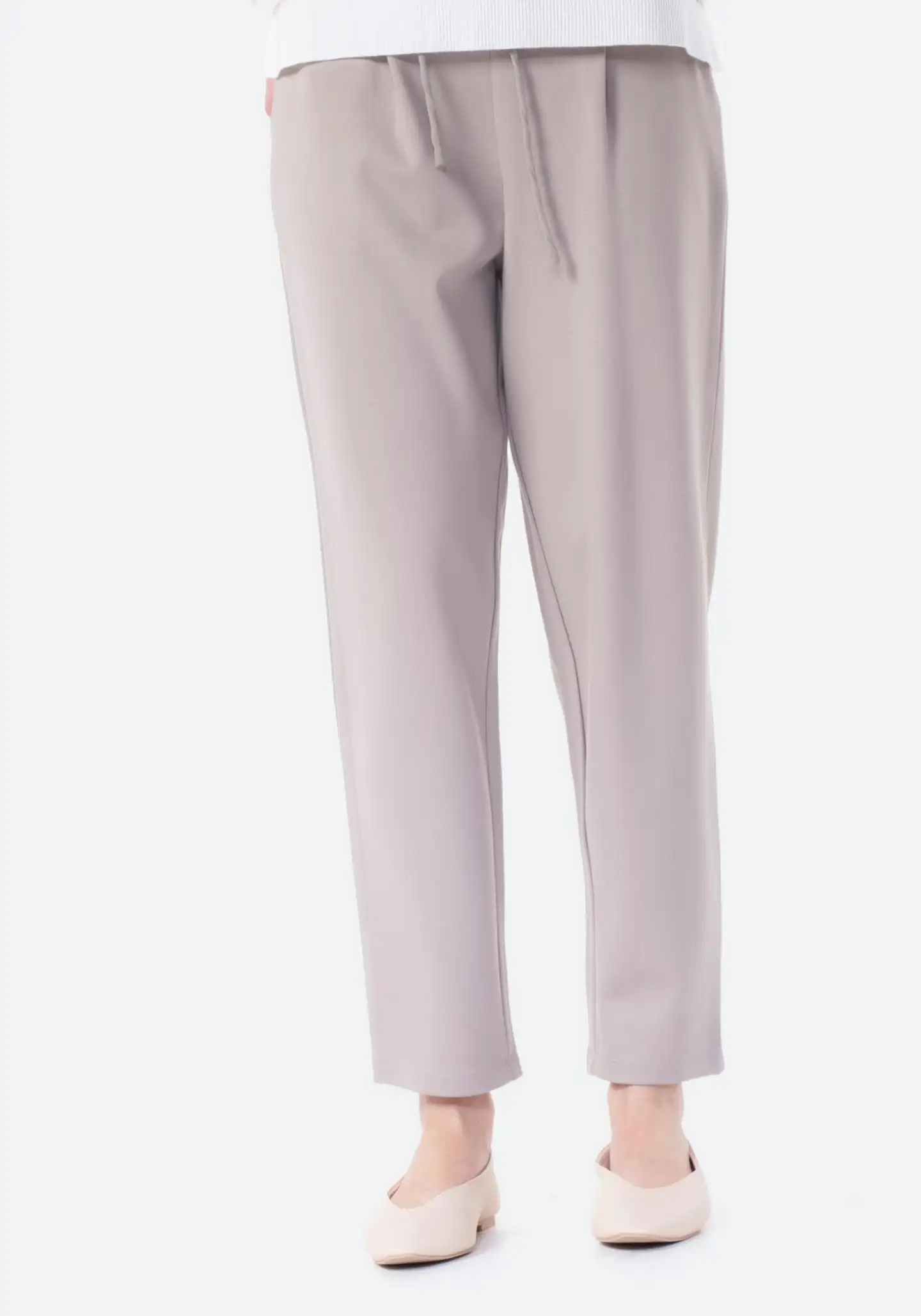 TEX naisten neuloshousut I993122 - ecru - 1