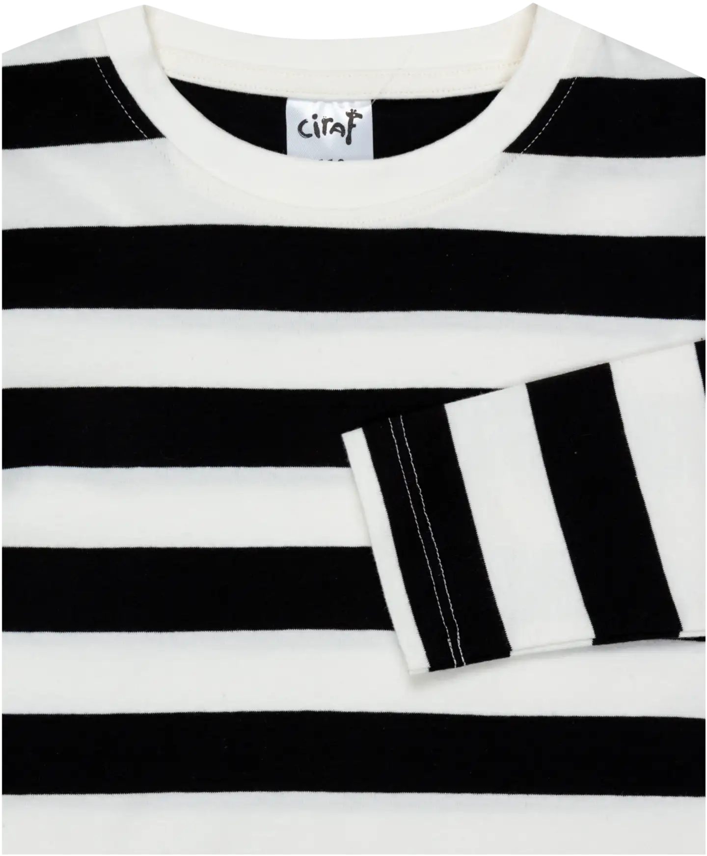 Ciraf lasten trikoopusero athletic 25PC252831 - Black & White - 3