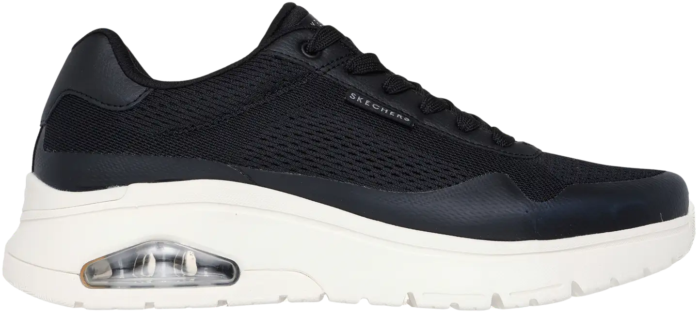 Skechers miesten vapaa-ajan lenkkari Uno Flex Black - BLACK - 2