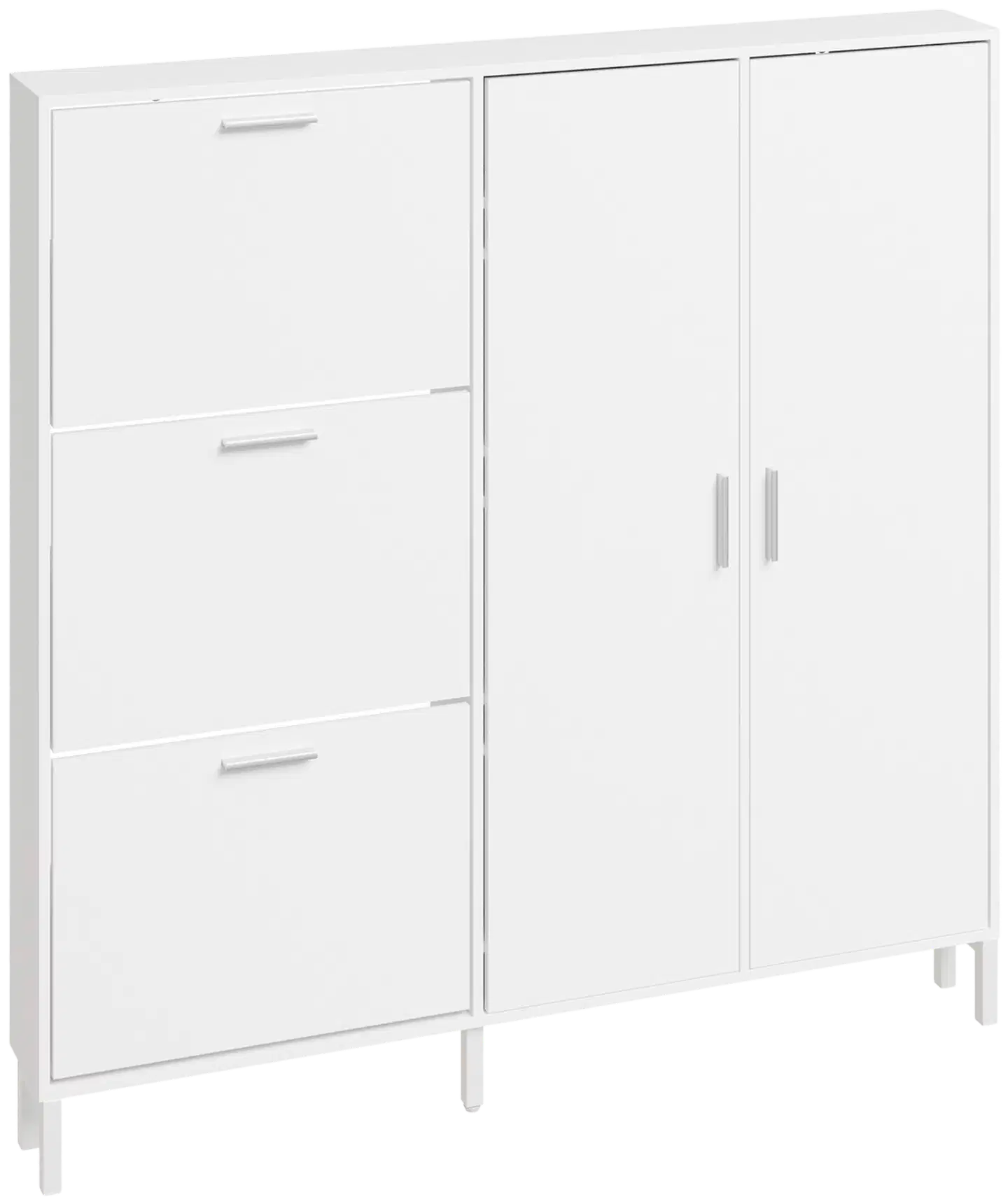 SoBuy kenkäkaappi valkoinen FSR231-W - 1