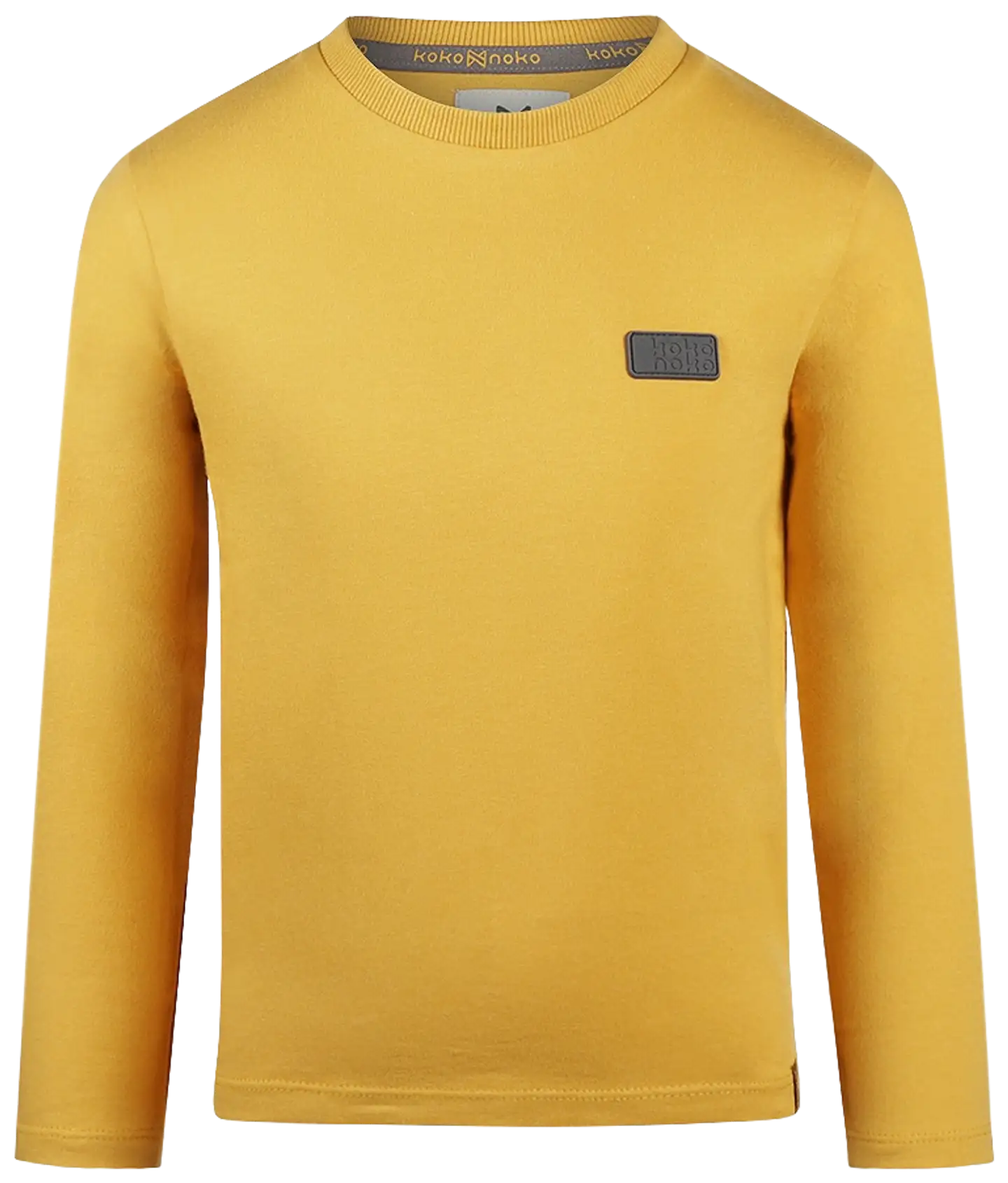 Kokonoko lasten pitkähihainen trikoopaita, jossa painokuvioiti takana O56862 - Yellow - 1