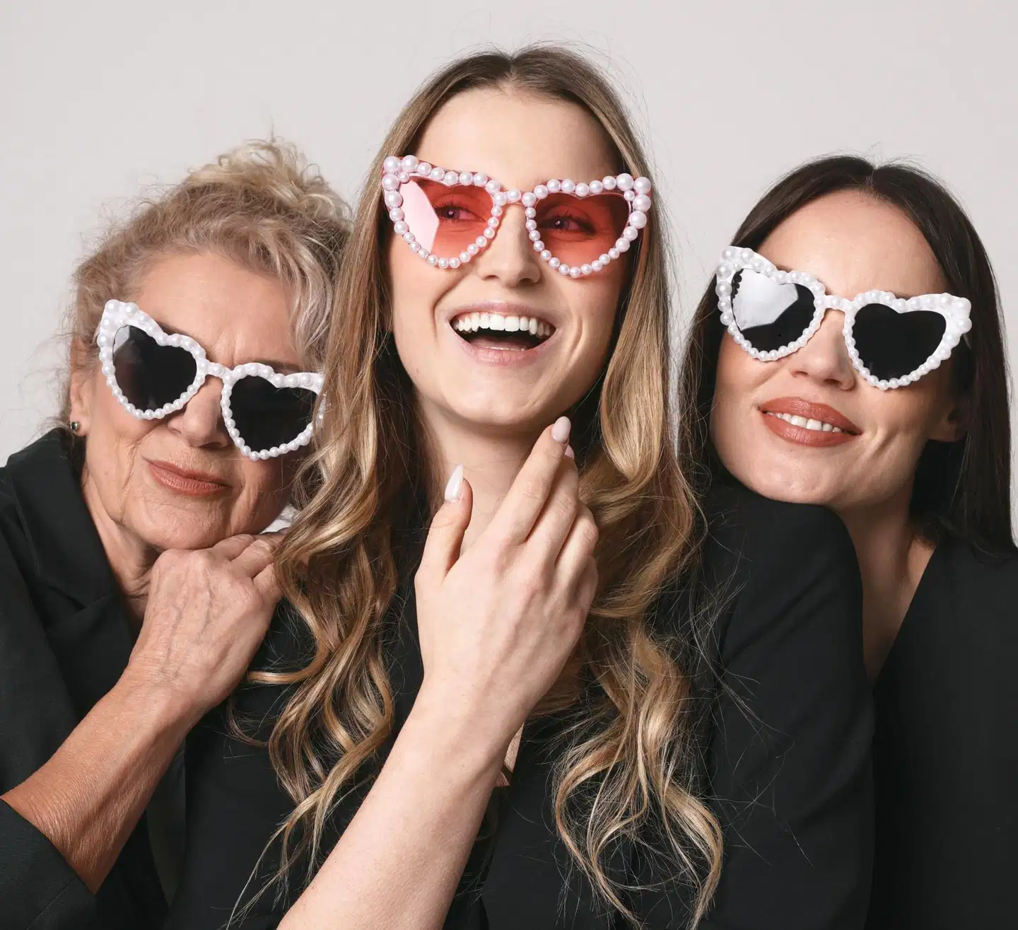 Hupilasit pinkit sydämet helmin - 3