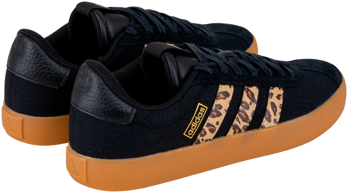 adidas naisten vapaa-ajan kengät VL Court JP5355 - black/brown/gold - 2