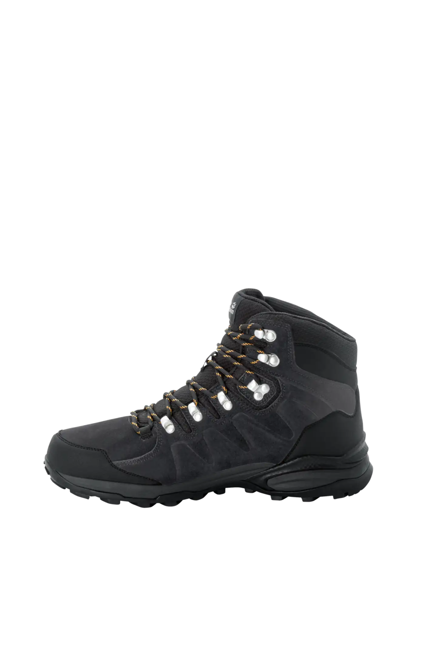 Jack Wolfskin miesten mid-vartinen ulkoilujalkine Refugio Texapore Mid - Pha/brly yel - 2