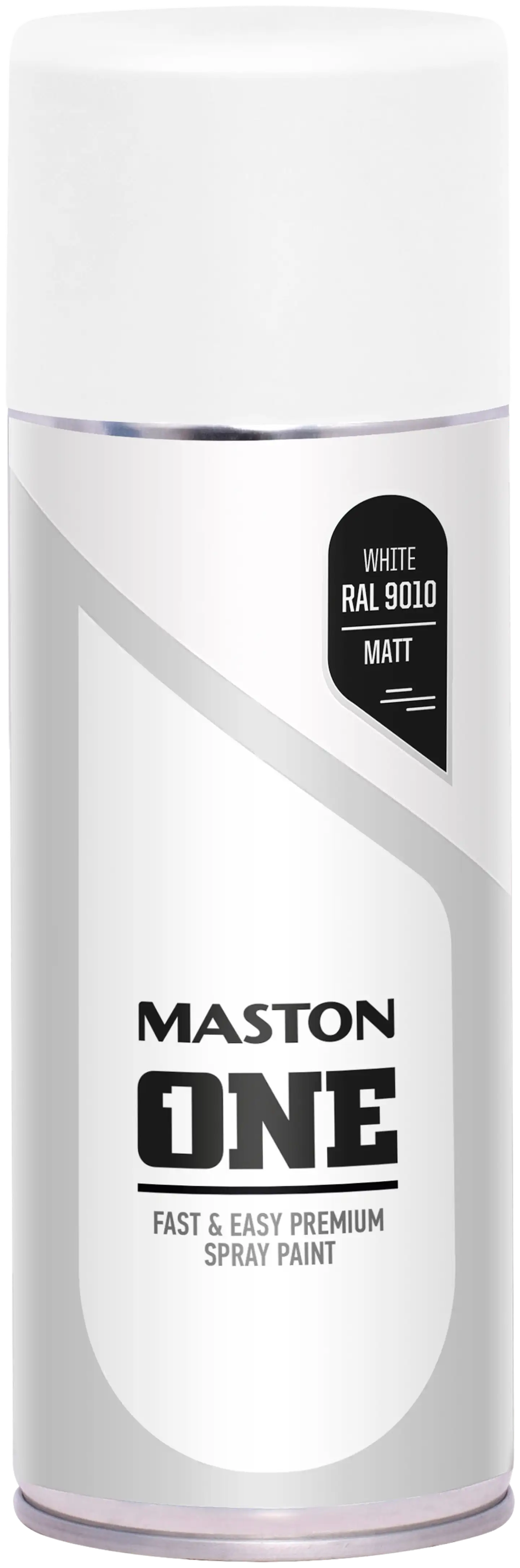 Maston spraymaali ONE 400 ml valkoinen RAL9010 matta