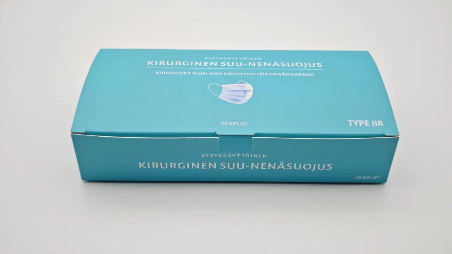 Kirurginen suu-nenäsuojain 20kpl - 3