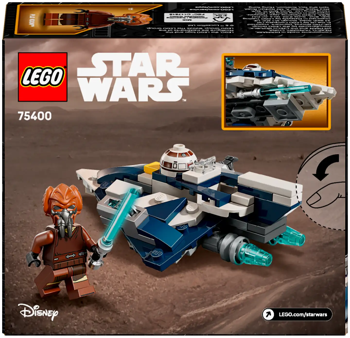 LEGO® Star Wars TM 75400 Plo Koonin Jedi Starfighter™ ‑mikrohävittäjä - 3