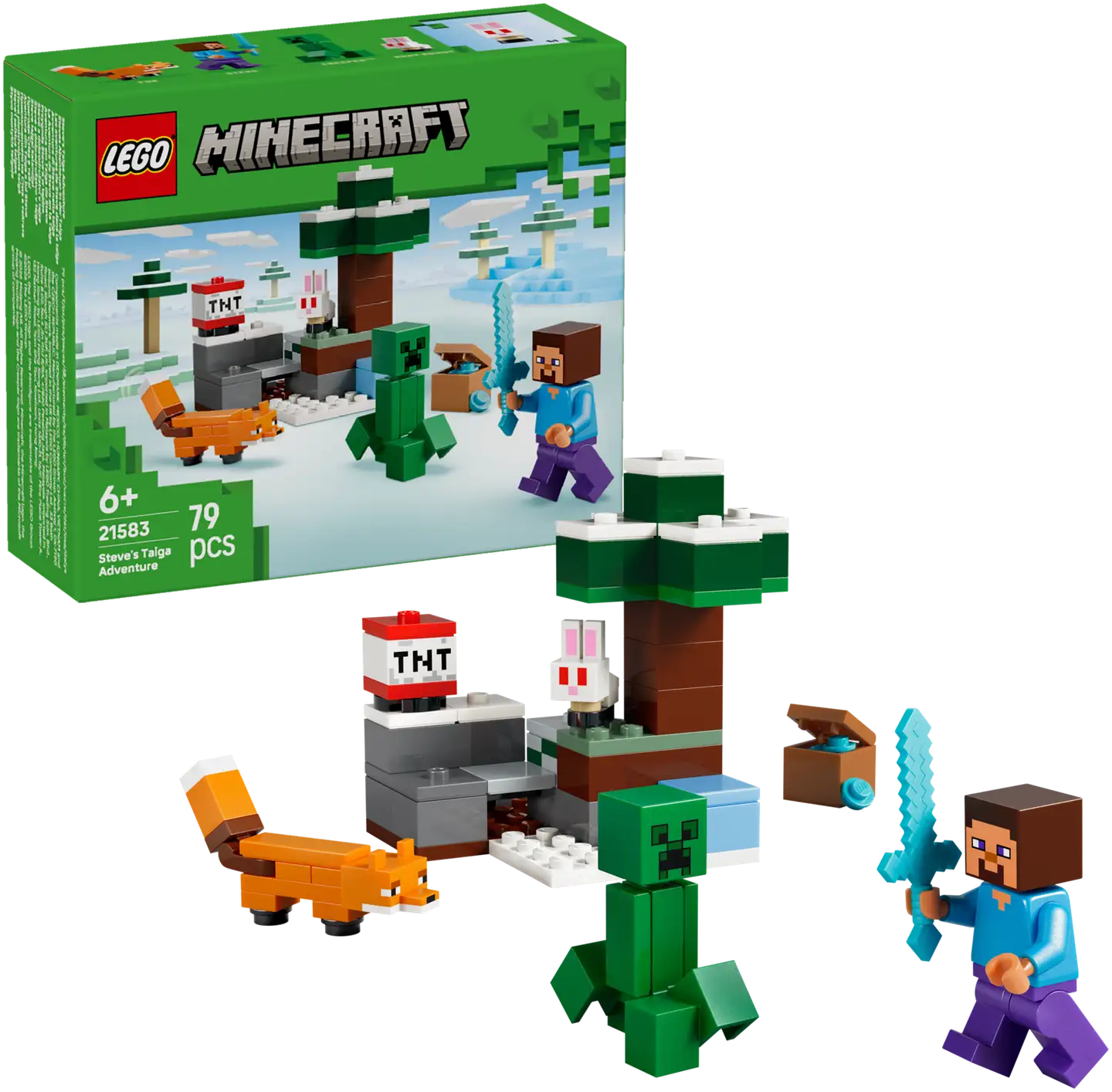 LEGO® Minecraft 21583 Steven seikkailu Taiga-metsässä - 1