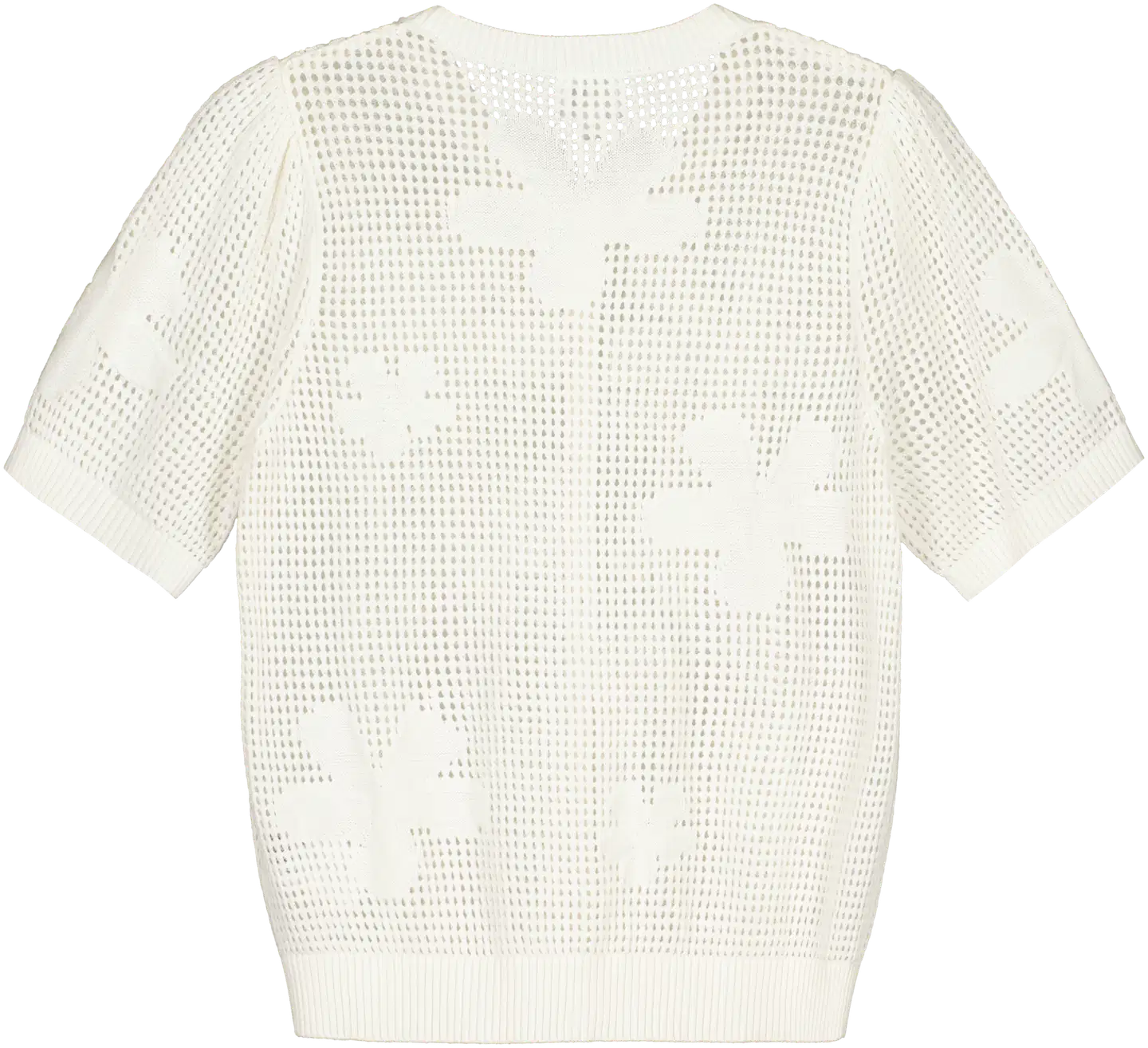 WKLY. naisten lyhythihainen neuletakki 213W090308 - Off white - 2