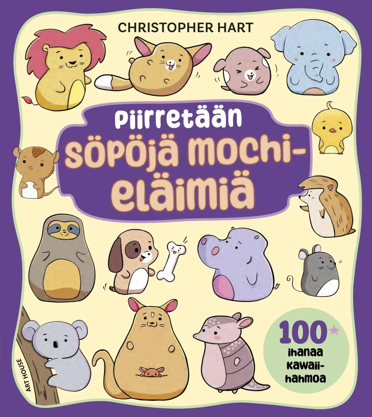 Hart, Piirretään söpöjä mochi-eläimiä - 100 ihanaa kawaii-hahmoa