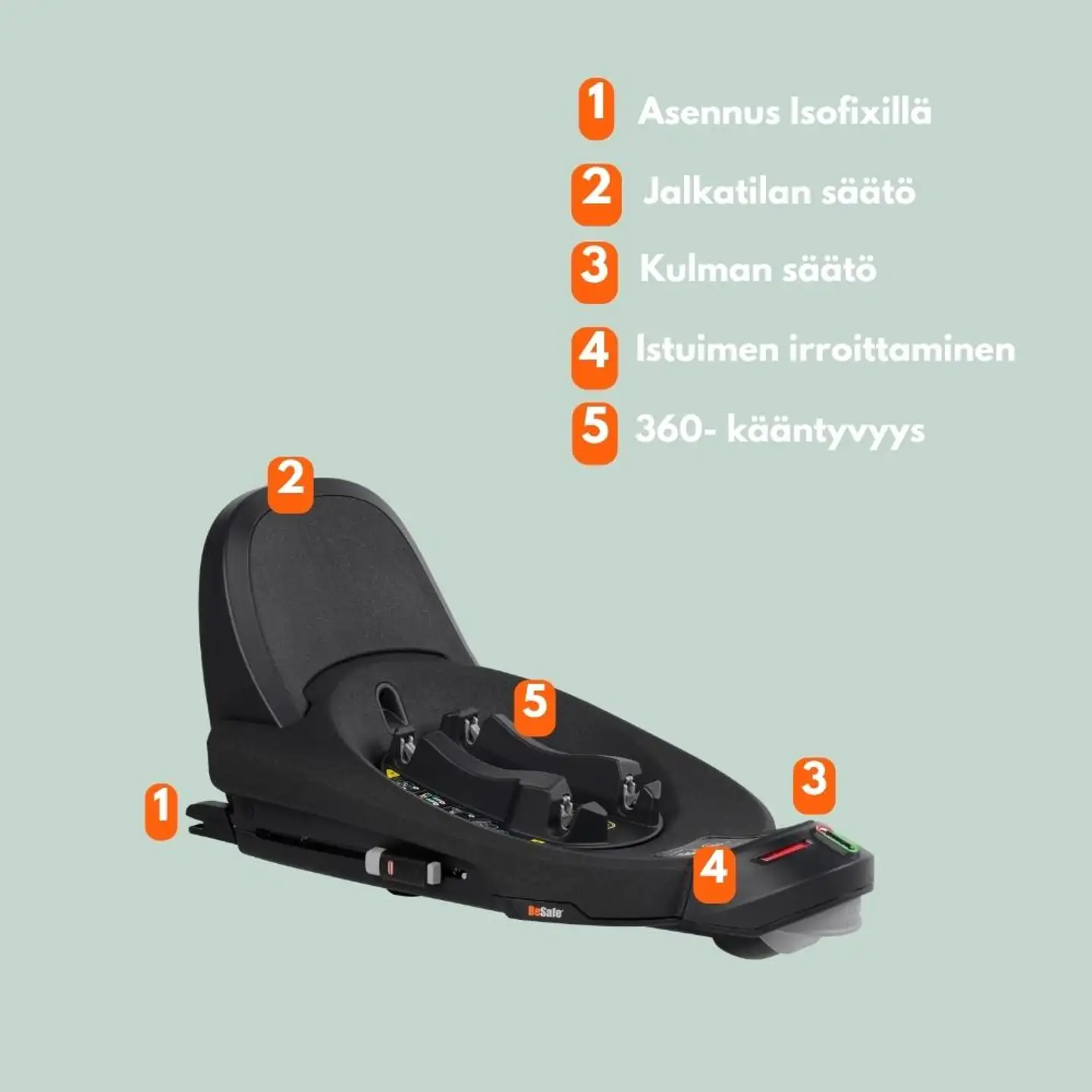 Besafe Beyond telakka isofix - 4