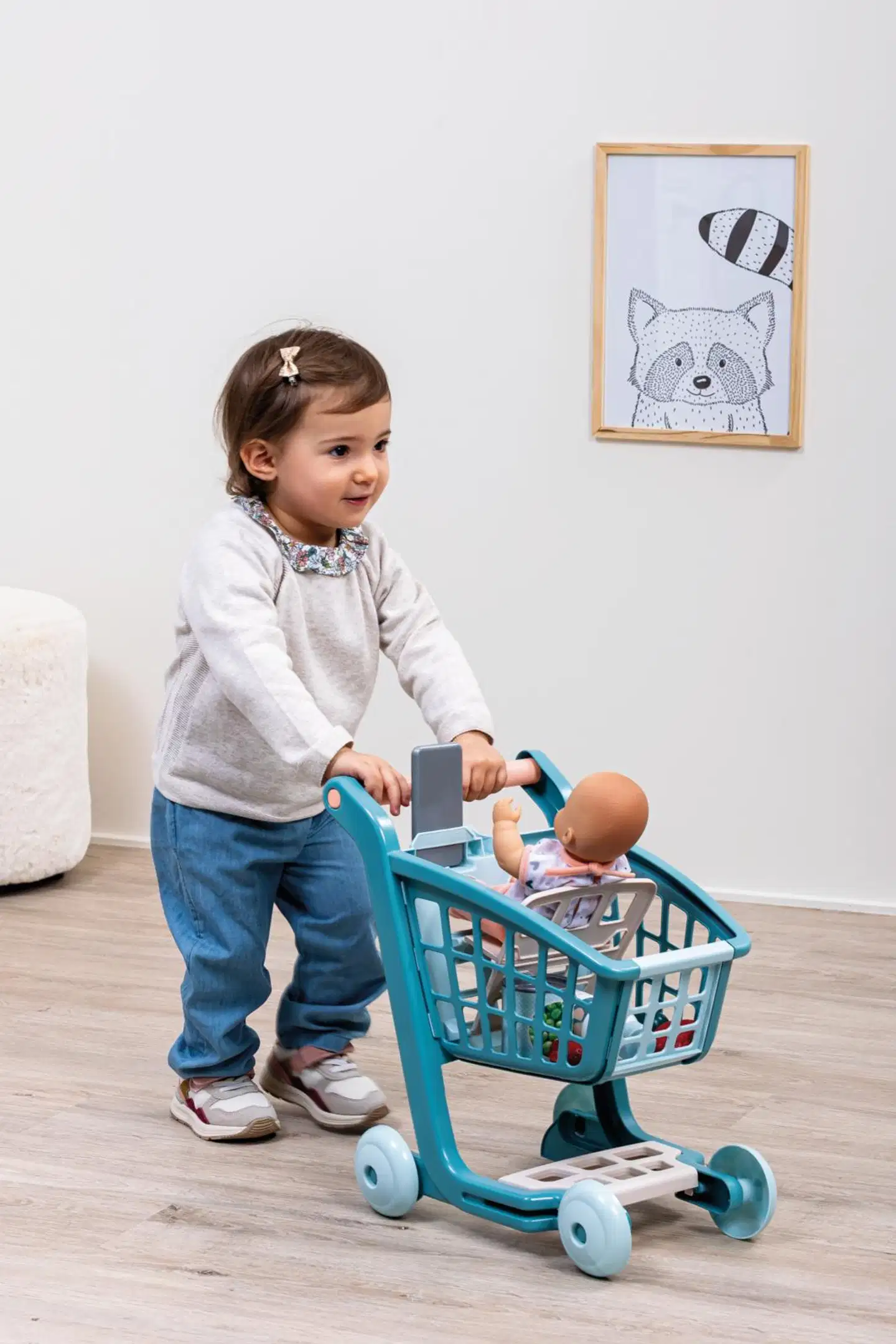 Ecoiffier - Vert Azul - Ostoskärry, tarvikkeet ja nukke - 7