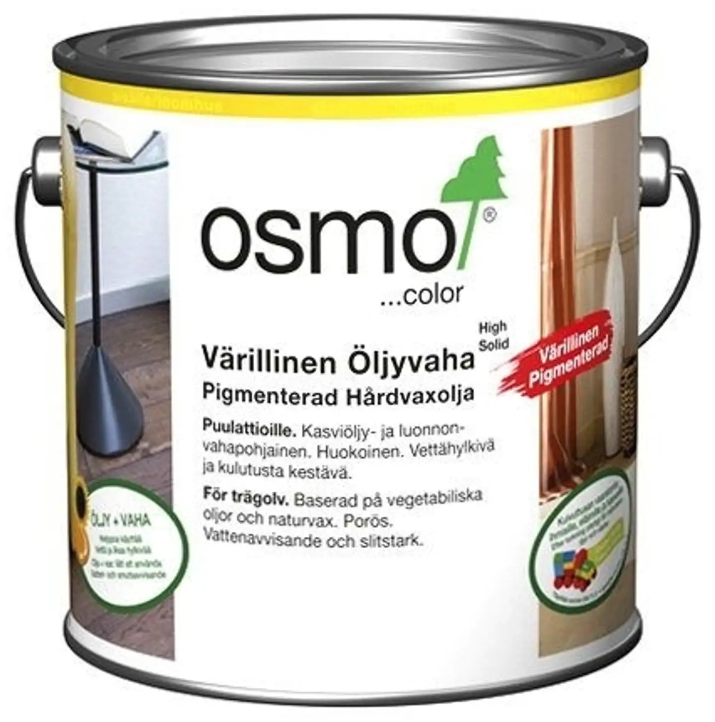 Osmo Color 2,5l öljyvaha 3040 kuultava valkoinen