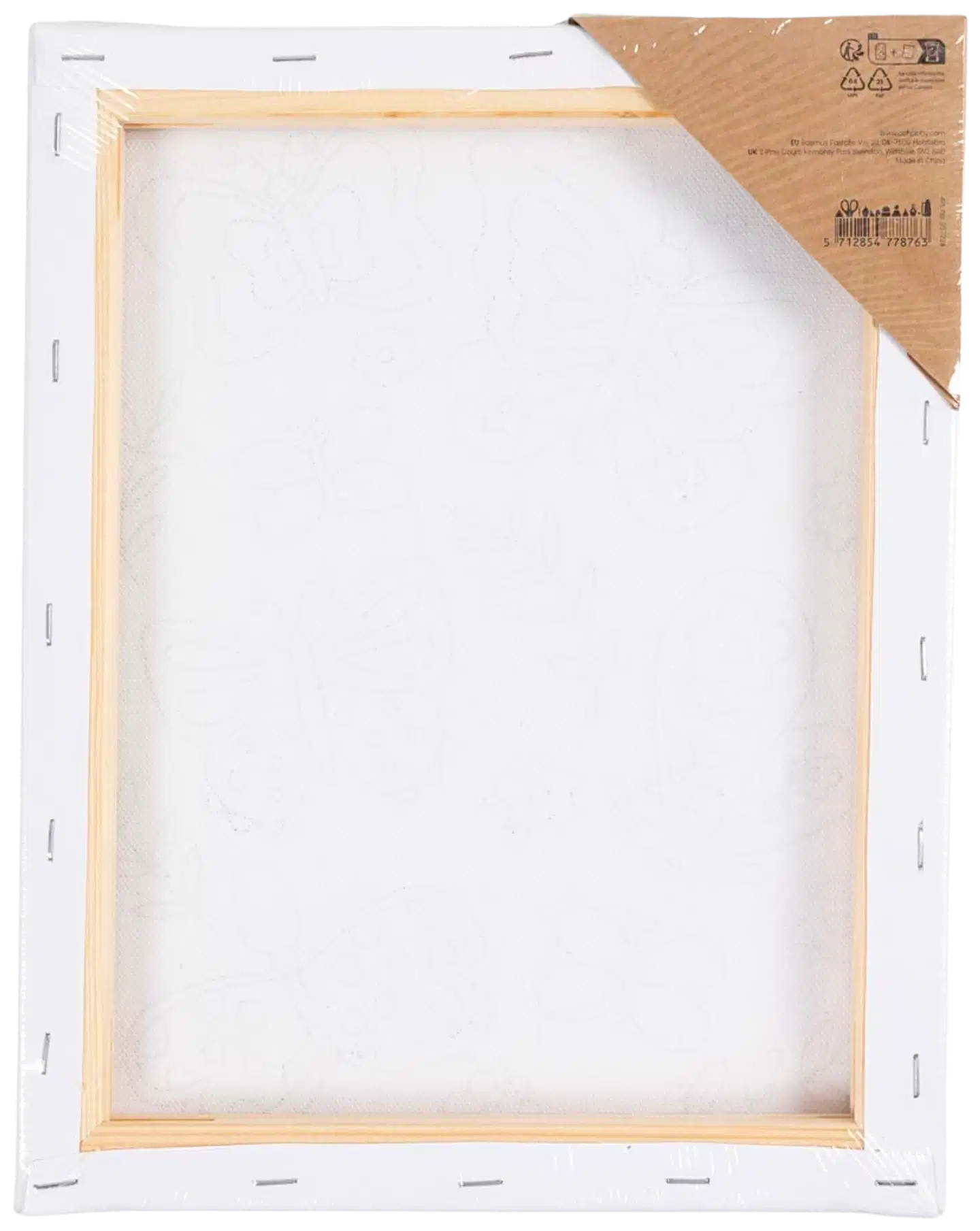 Creativ Company kuvioitu maalauspohja perhoset  24x30 cm - 3