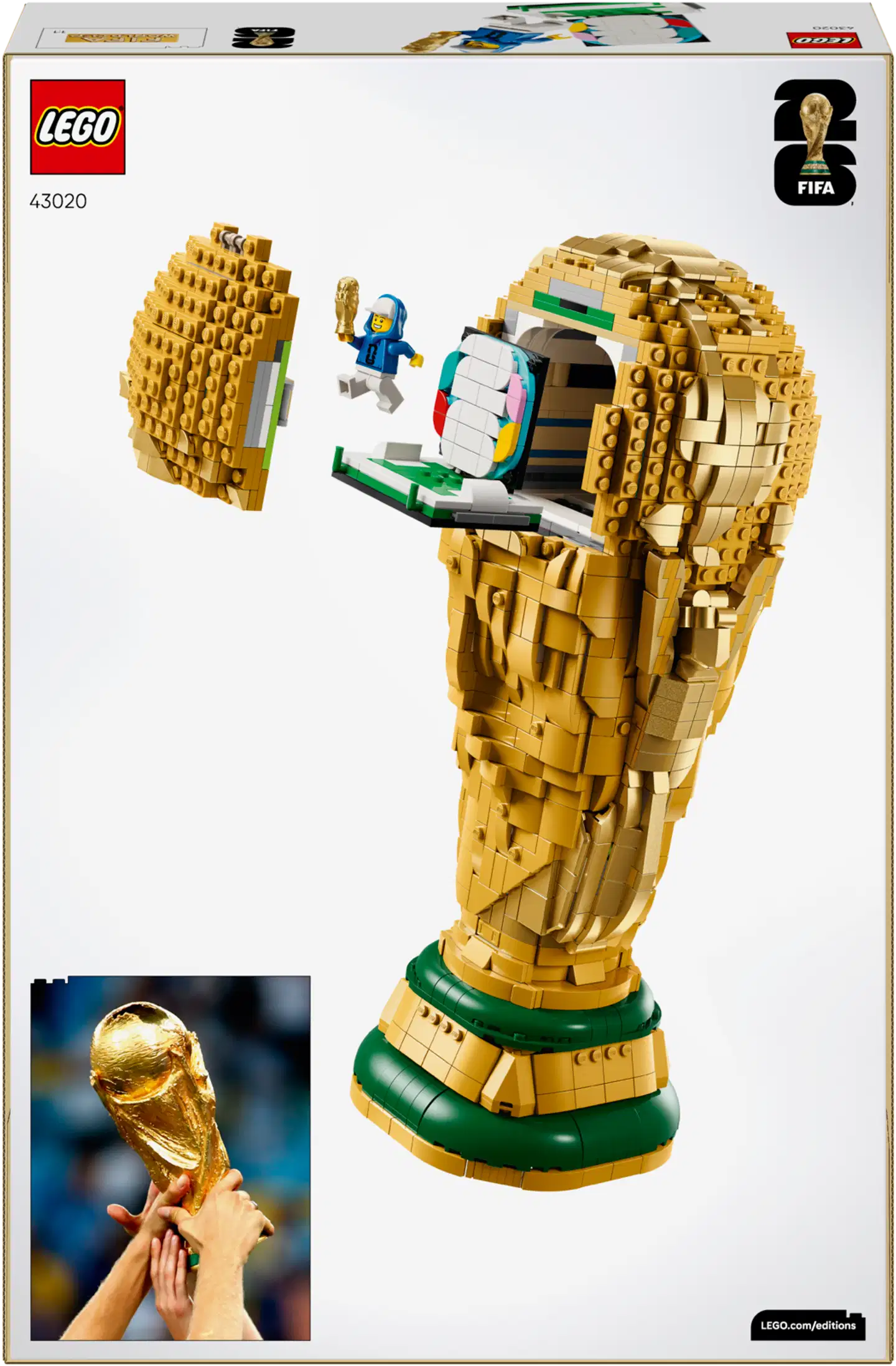 LEGO® Editions Sports 43020 FIFA World Cup™ ‑turnauksen virallinen palkinto - 4