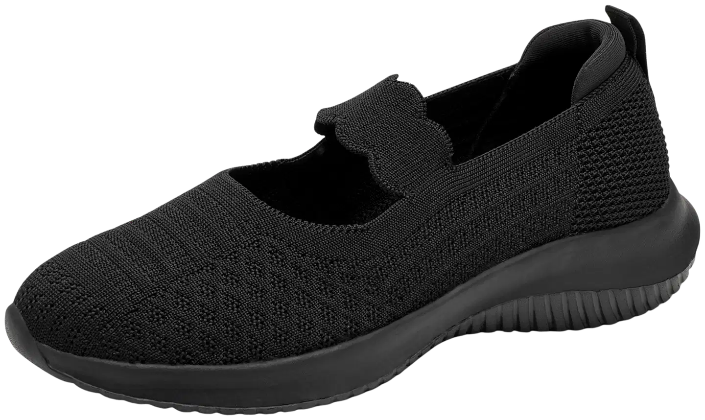 Clou Comfort naisten vapaa-ajankengät Biggan 345174 - BLACK - 3